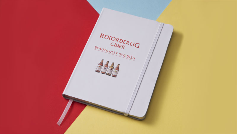 Book Block Logo Rekorderlig customized Notebook Journal