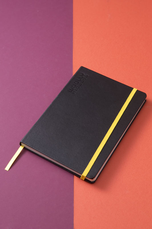 Debossed journal customized notebook