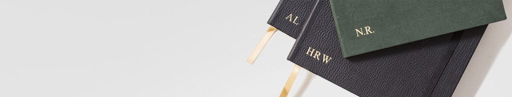 monogrammed notebooks