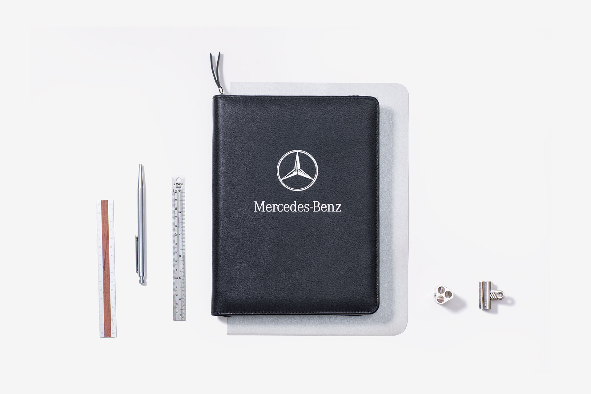 Mercedes Benz Leather Folder