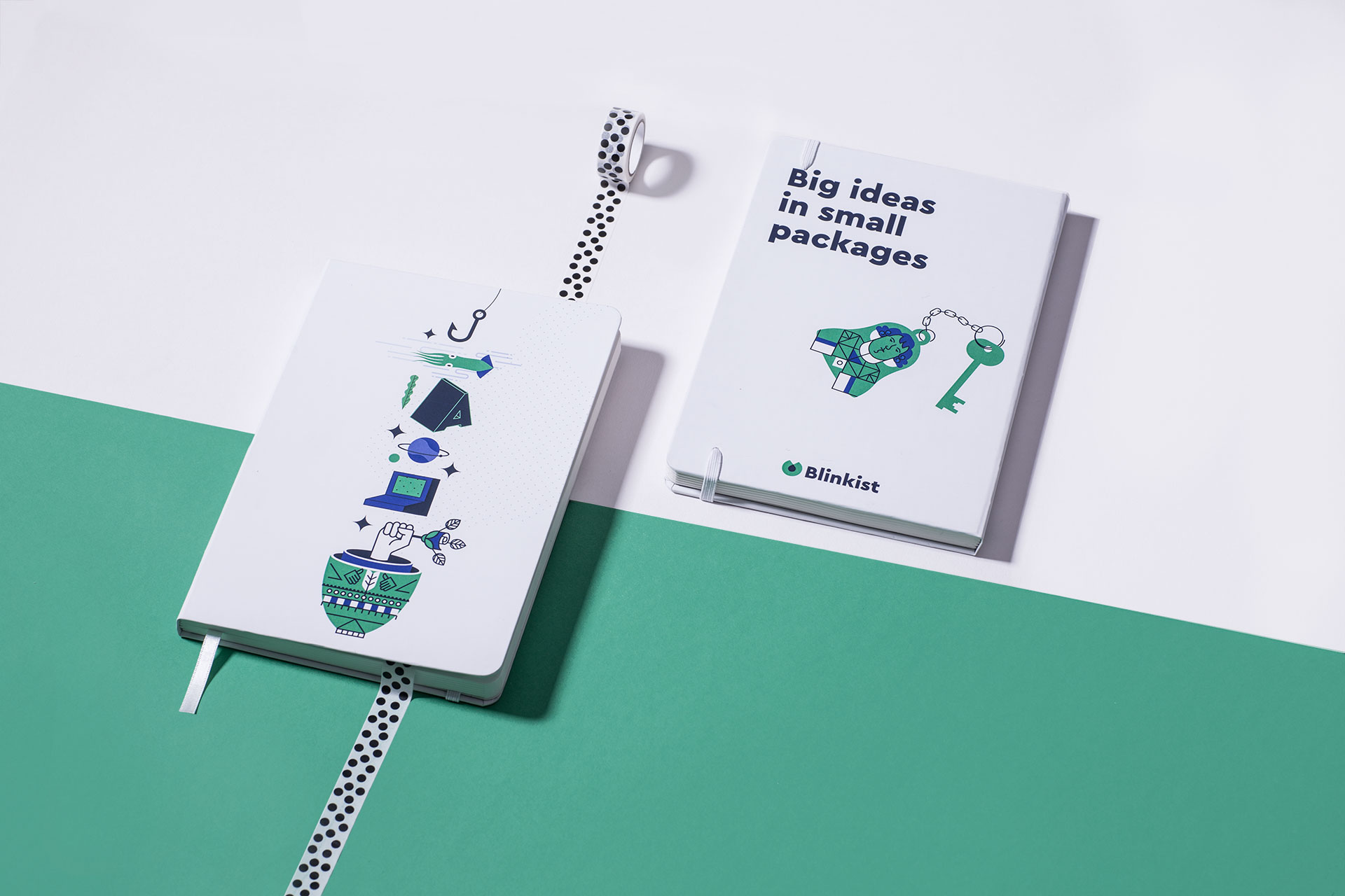 Blinkist Digital Printed Notebooks
