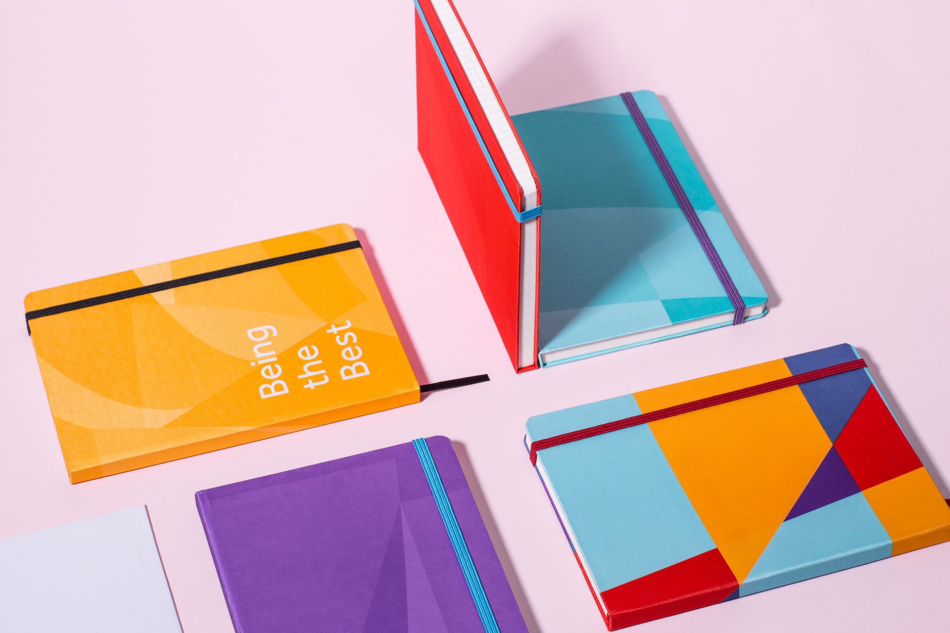 SECC Printed Cloth Notebooks