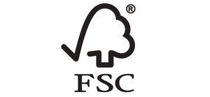 FSC forest stewardship council mark for approved materials