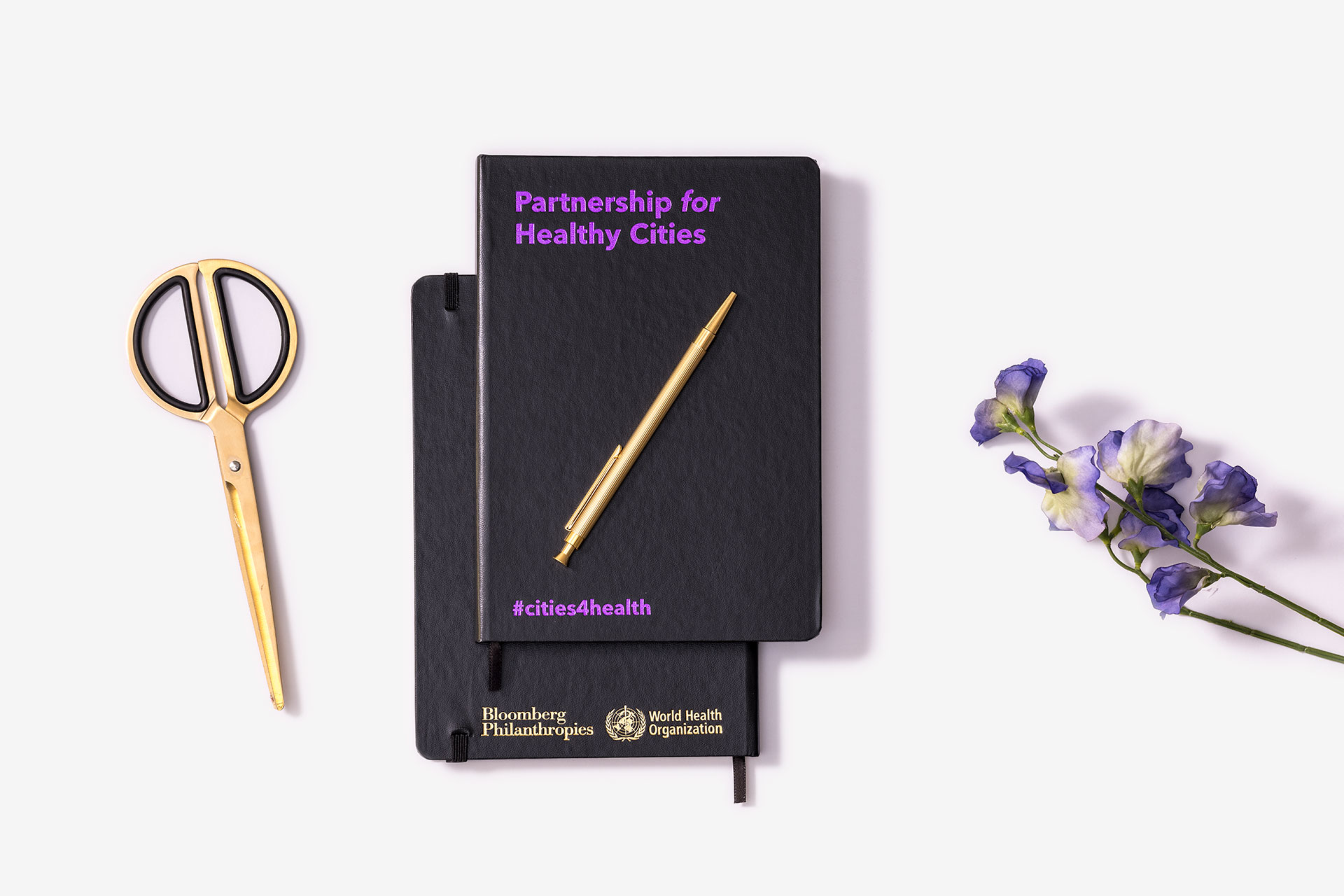 World Health Organisation Vegan Leather Notebooks