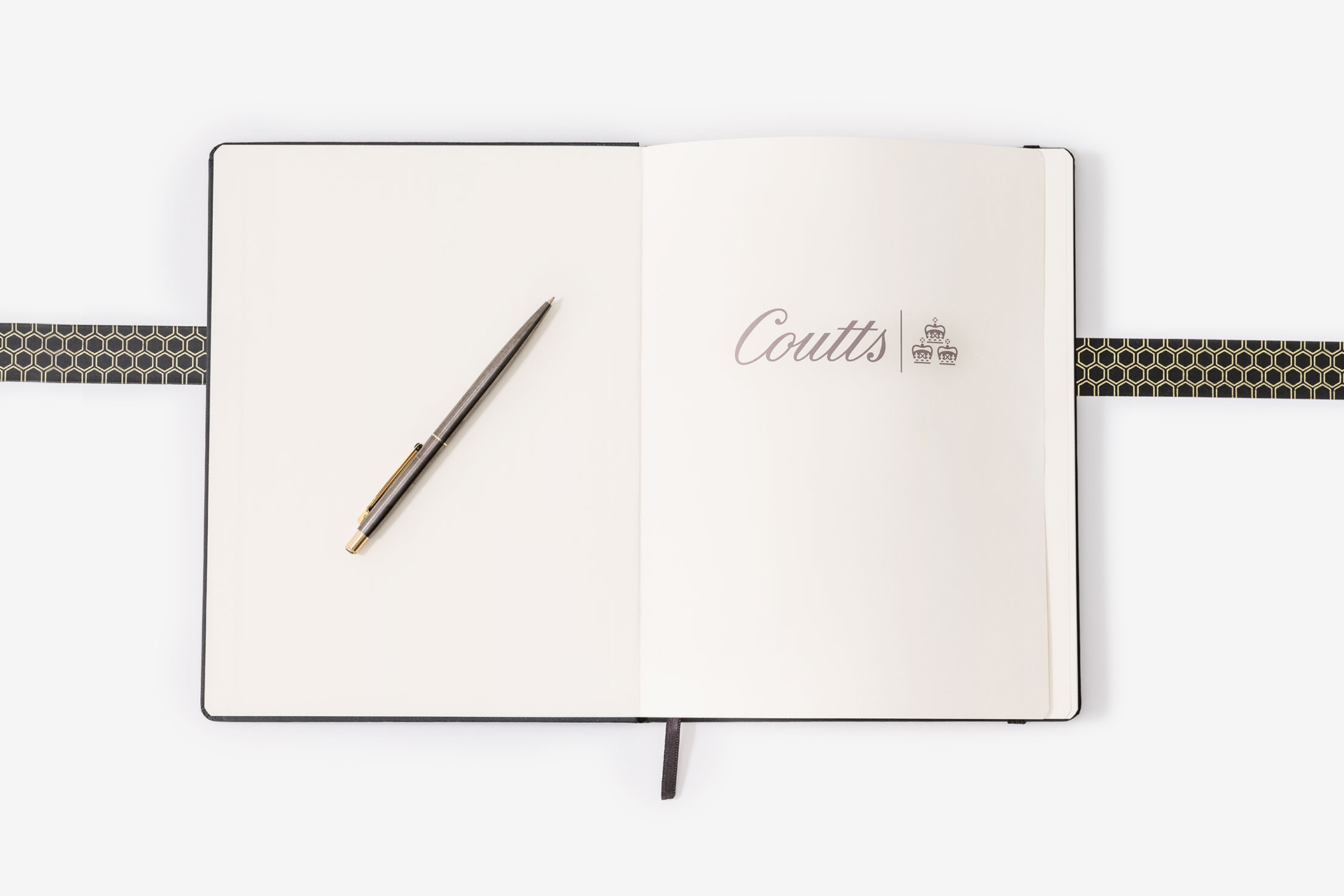 Coutts Debossed Silk Touch Notebooks