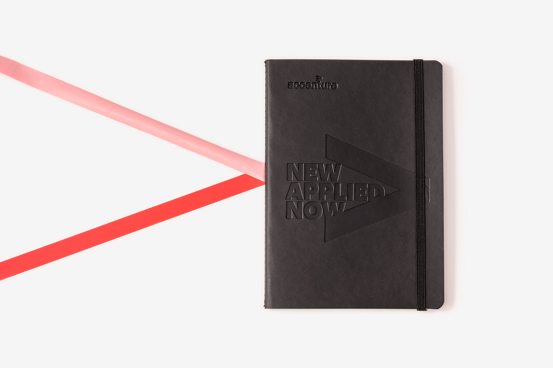 Accenture Faux Leather Cahier Notebooks