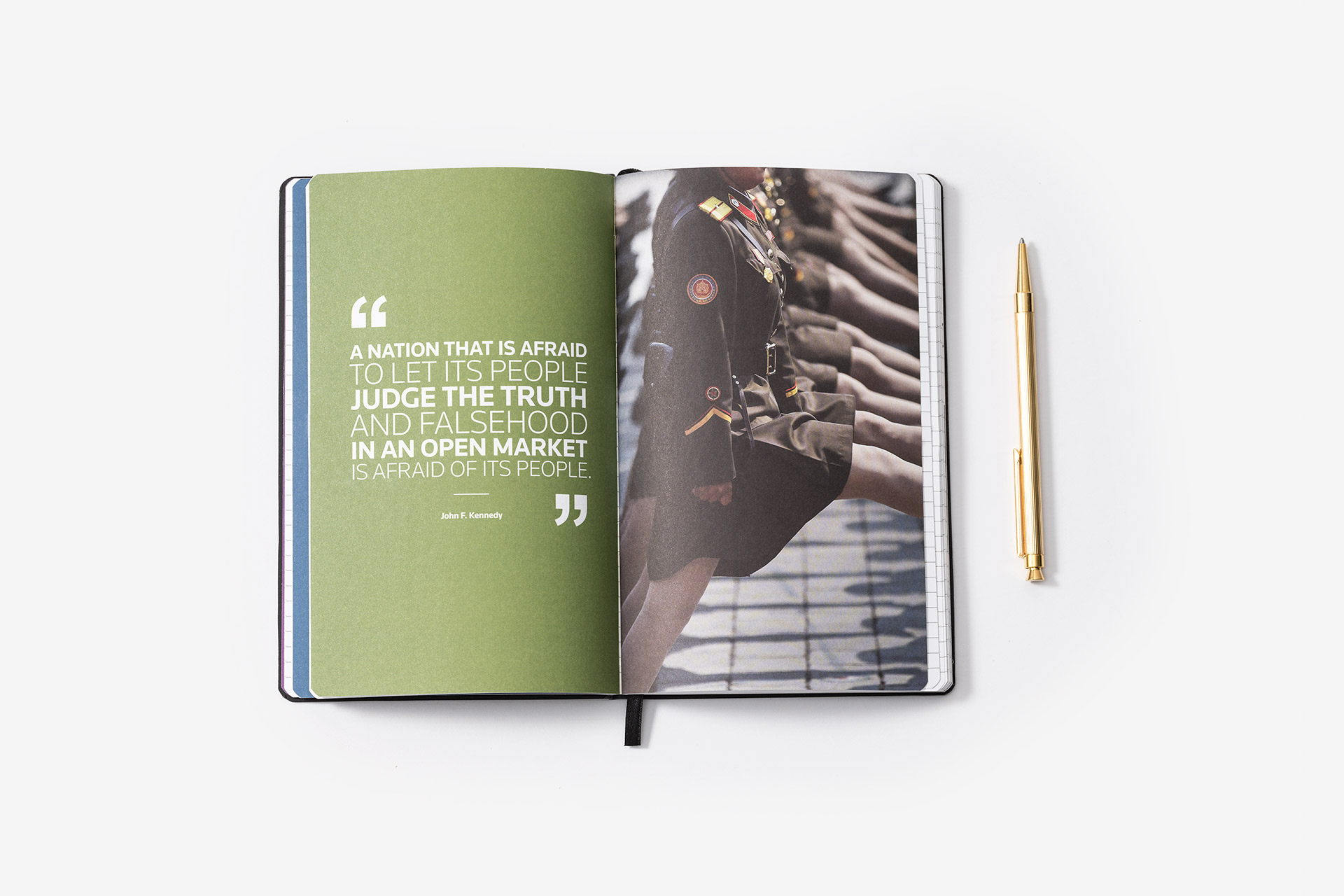 Reuters Faux Leather Notebook