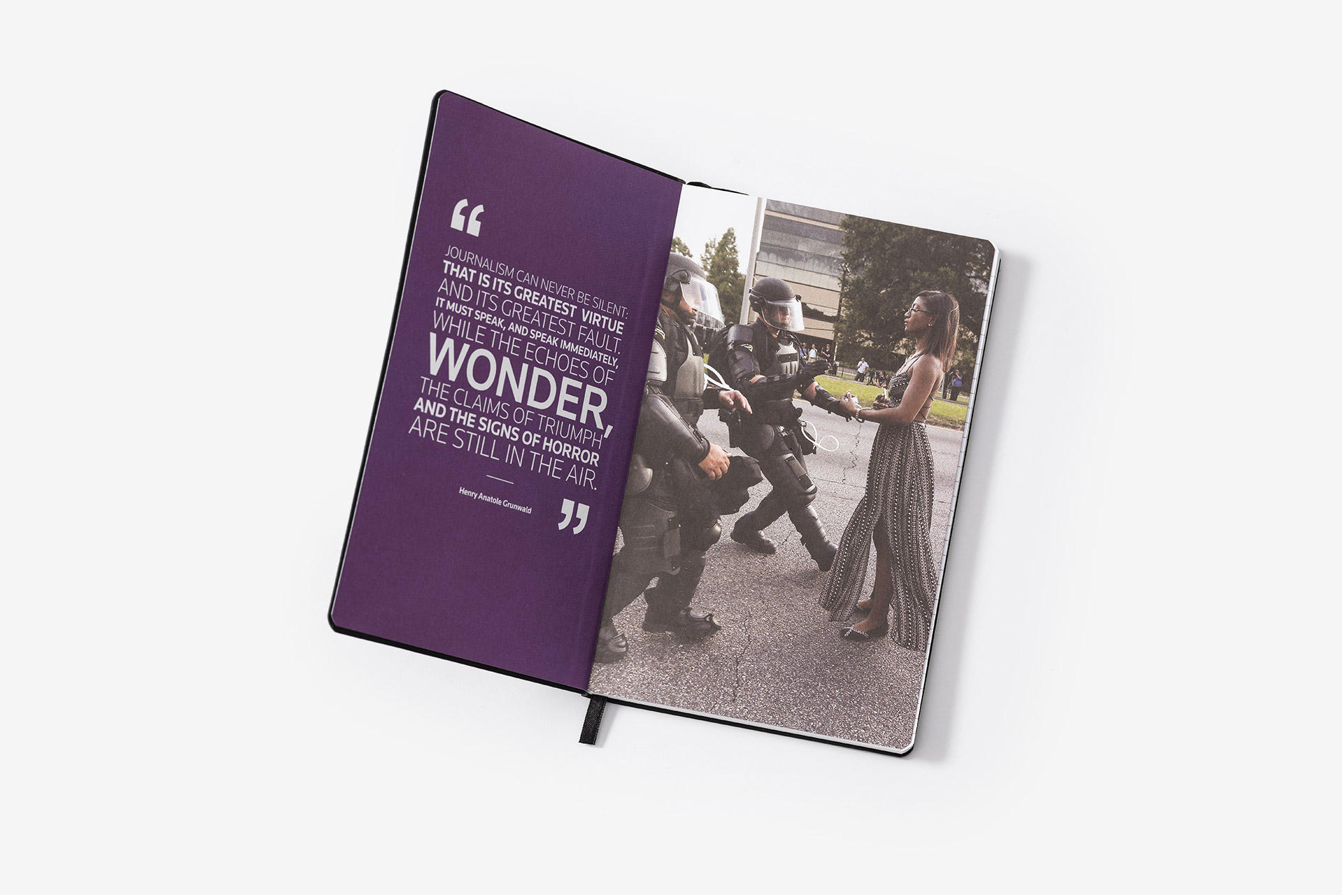 Reuters Faux Leather Notebook