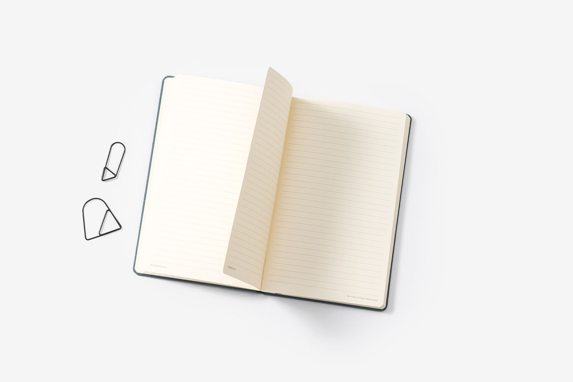 Uniregistry Cloth Notebooks