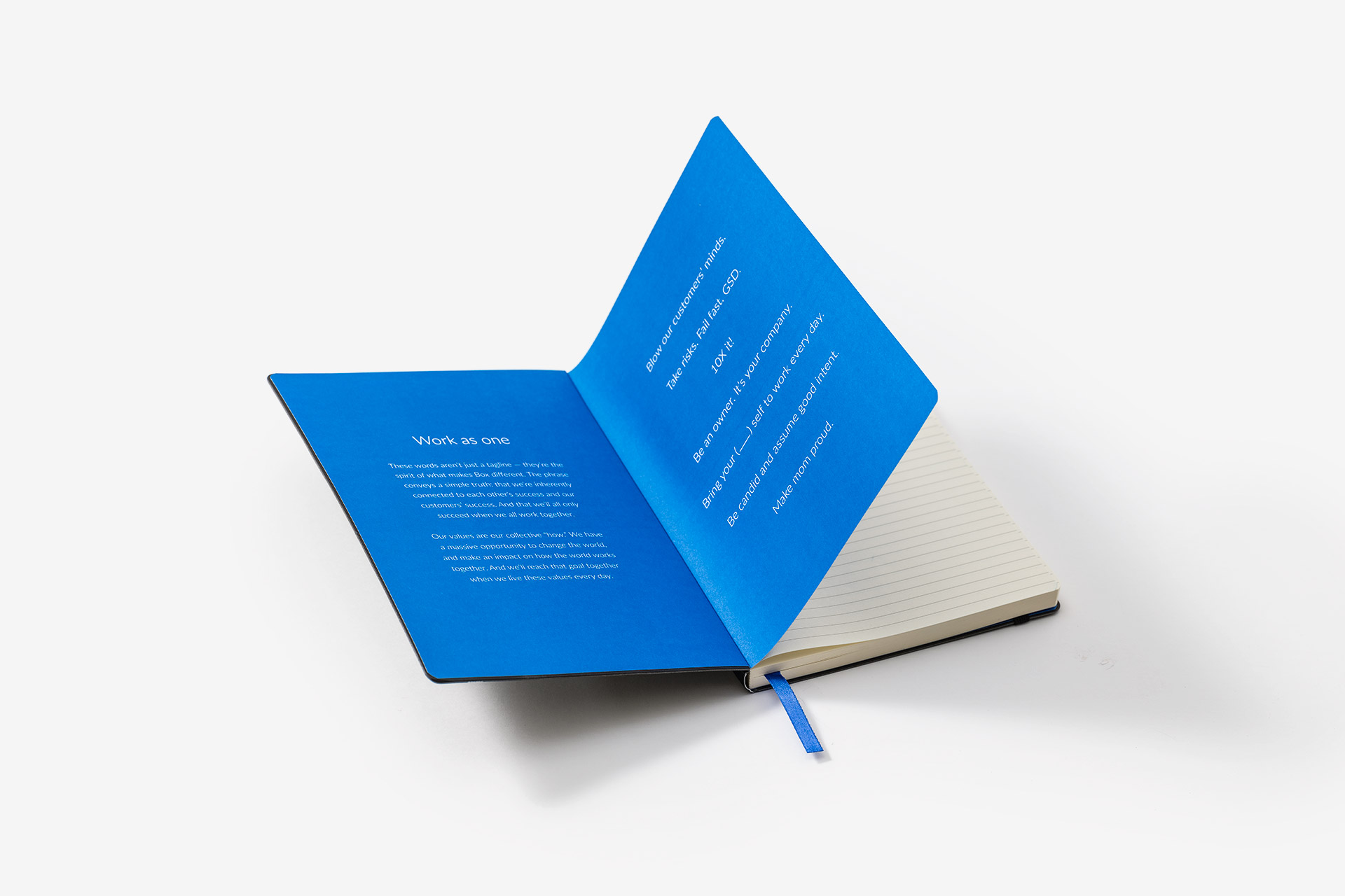 Box Faux Leather Notebooks