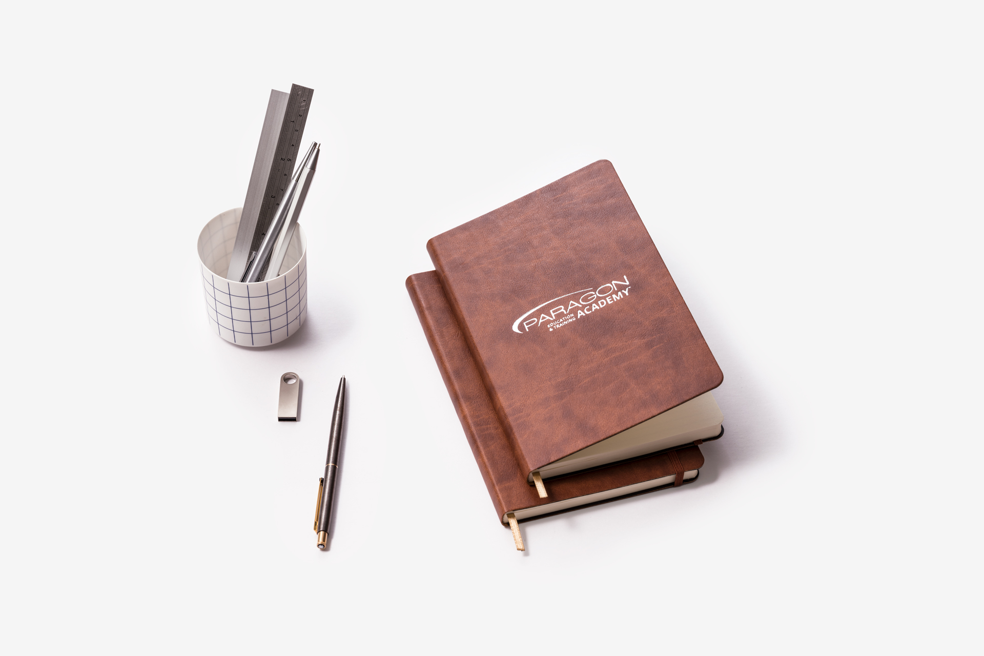 Paragon Academy Faux Leather Notebooks