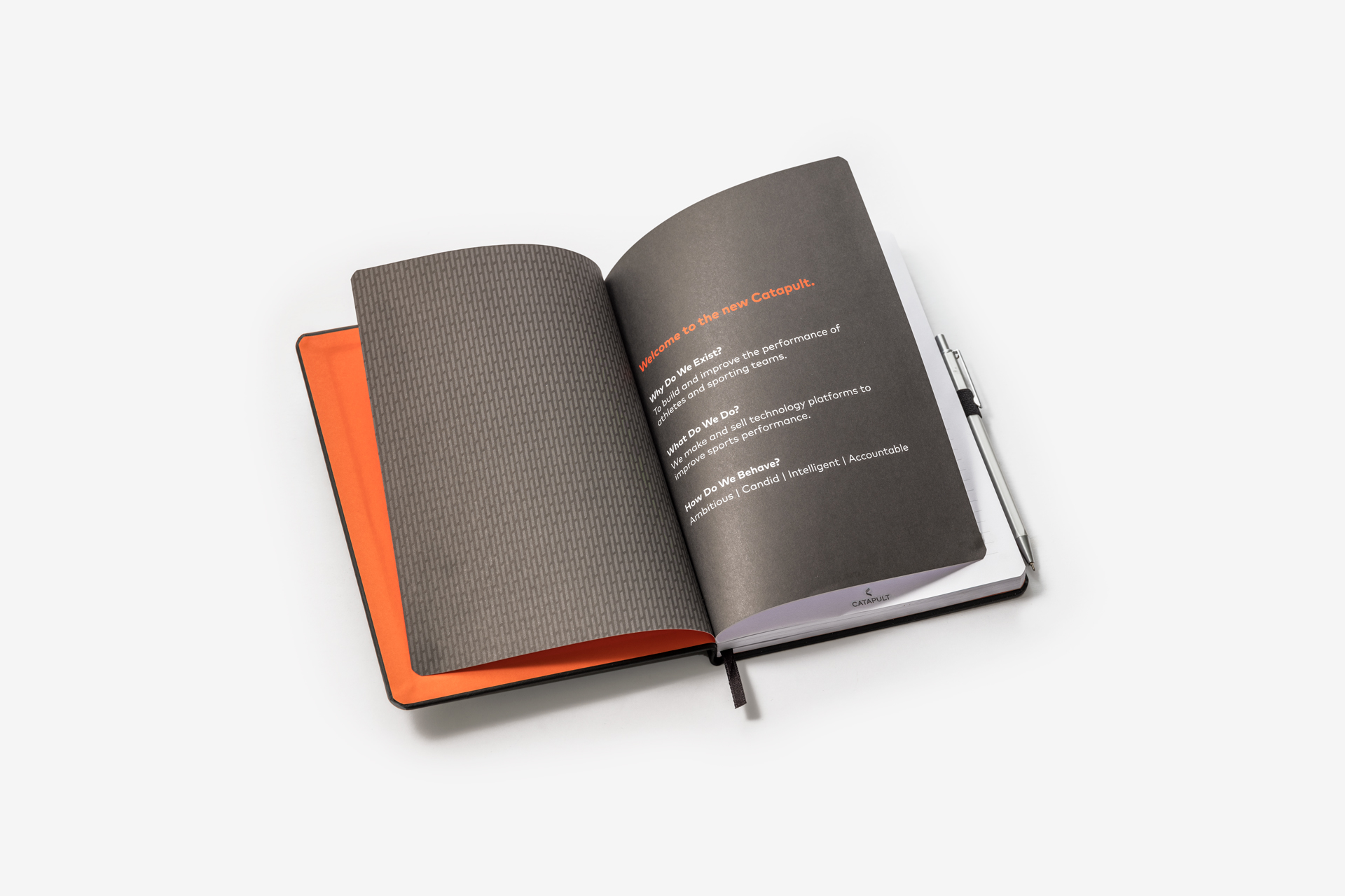 Catapult Faux Leather Notebook