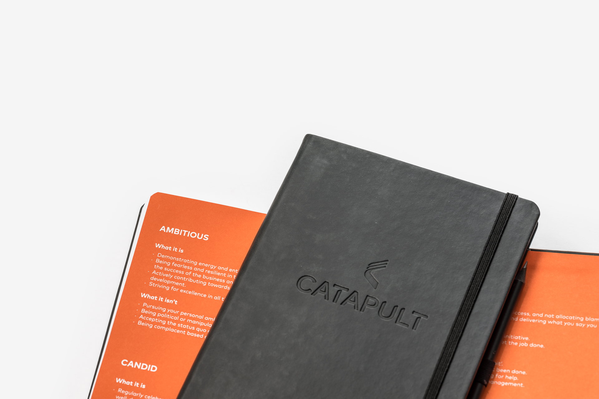 Catapult Faux Leather Notebook