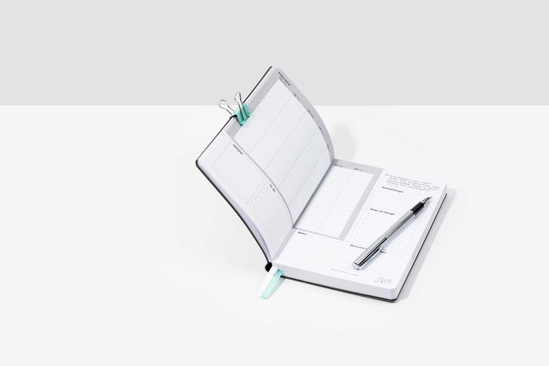 Faux Leather Master Planner
