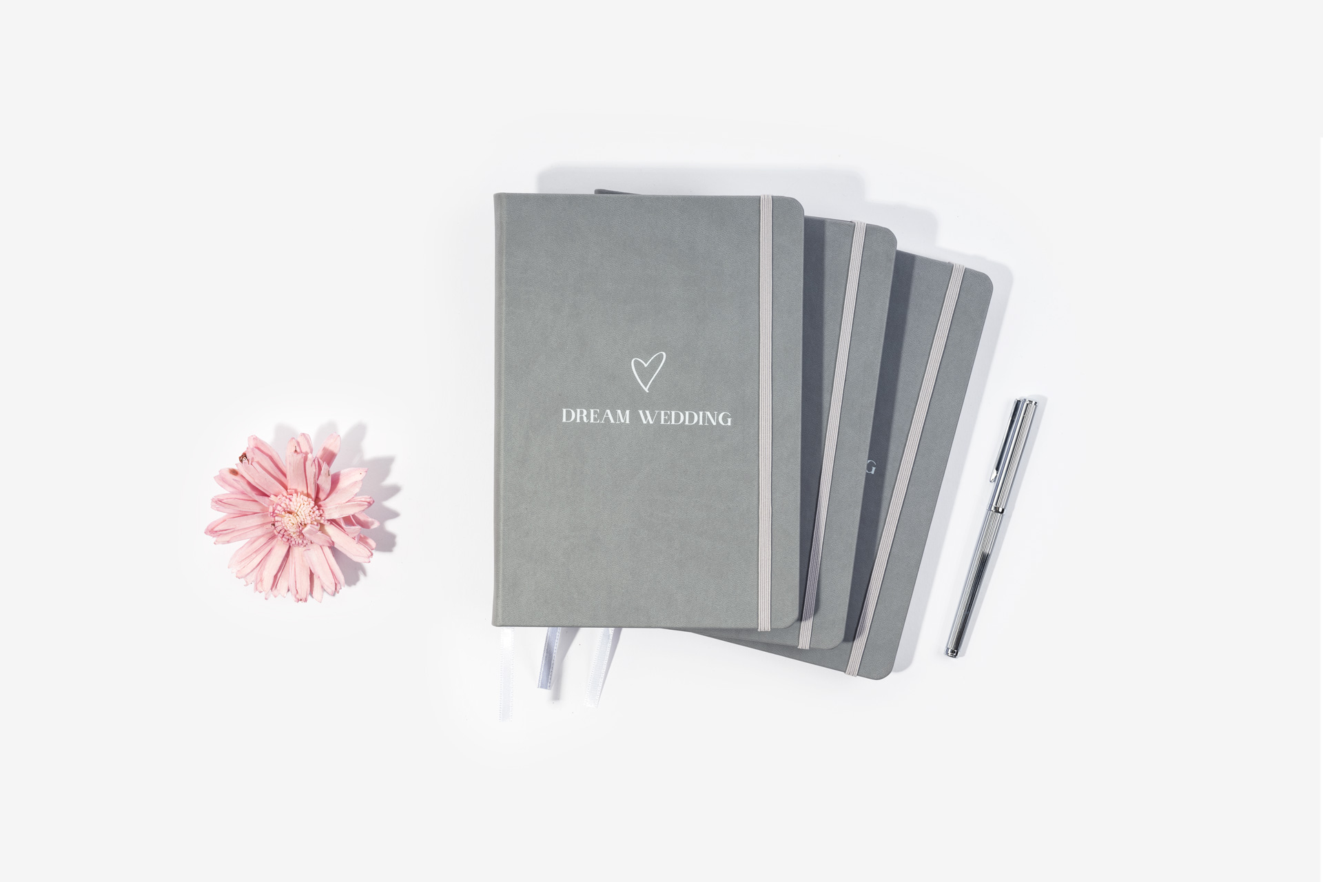 White Wedding Box Notebooks