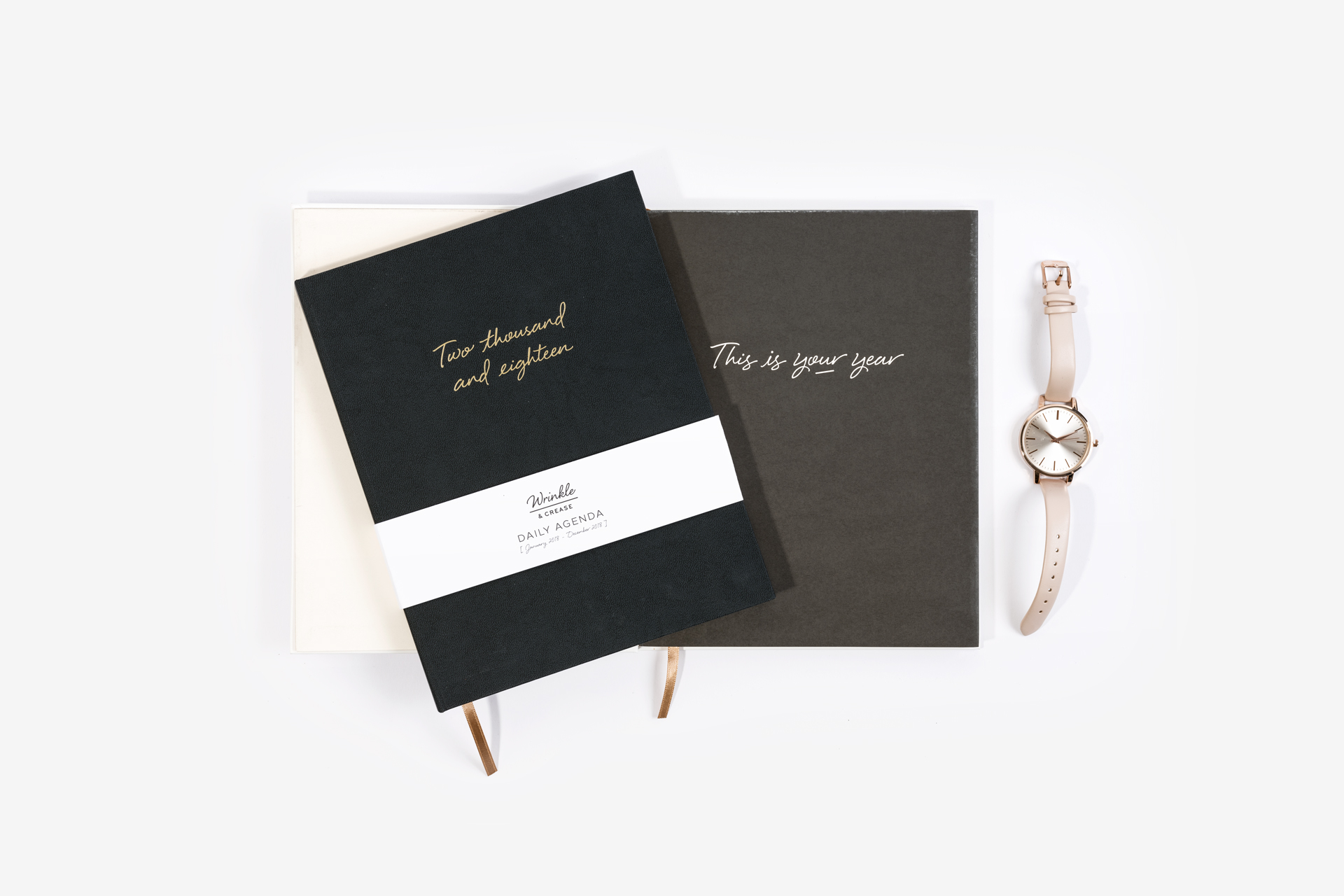 Wrinkle and Crease Bespoke Diaries