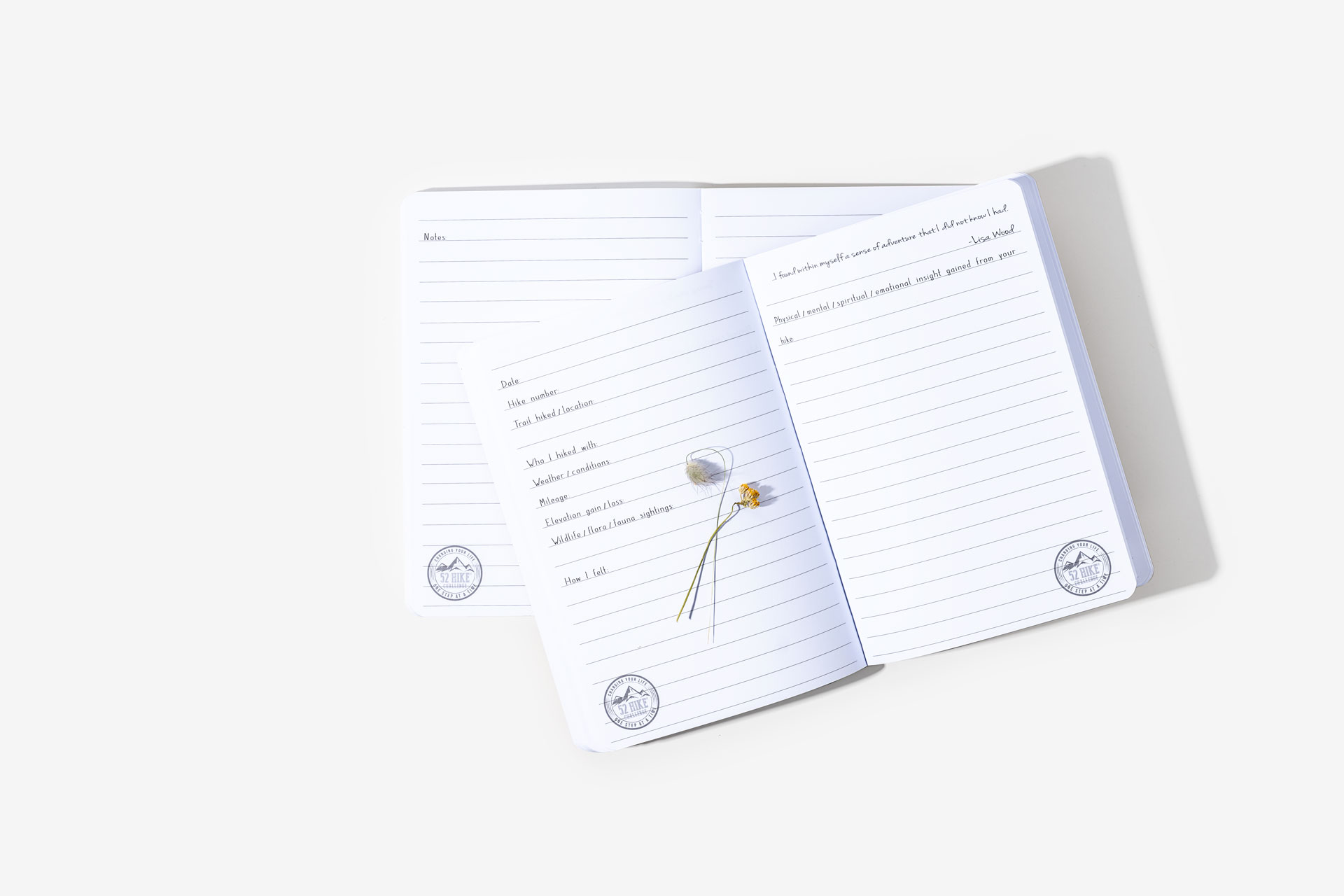 52 Hike Challenge Journals
