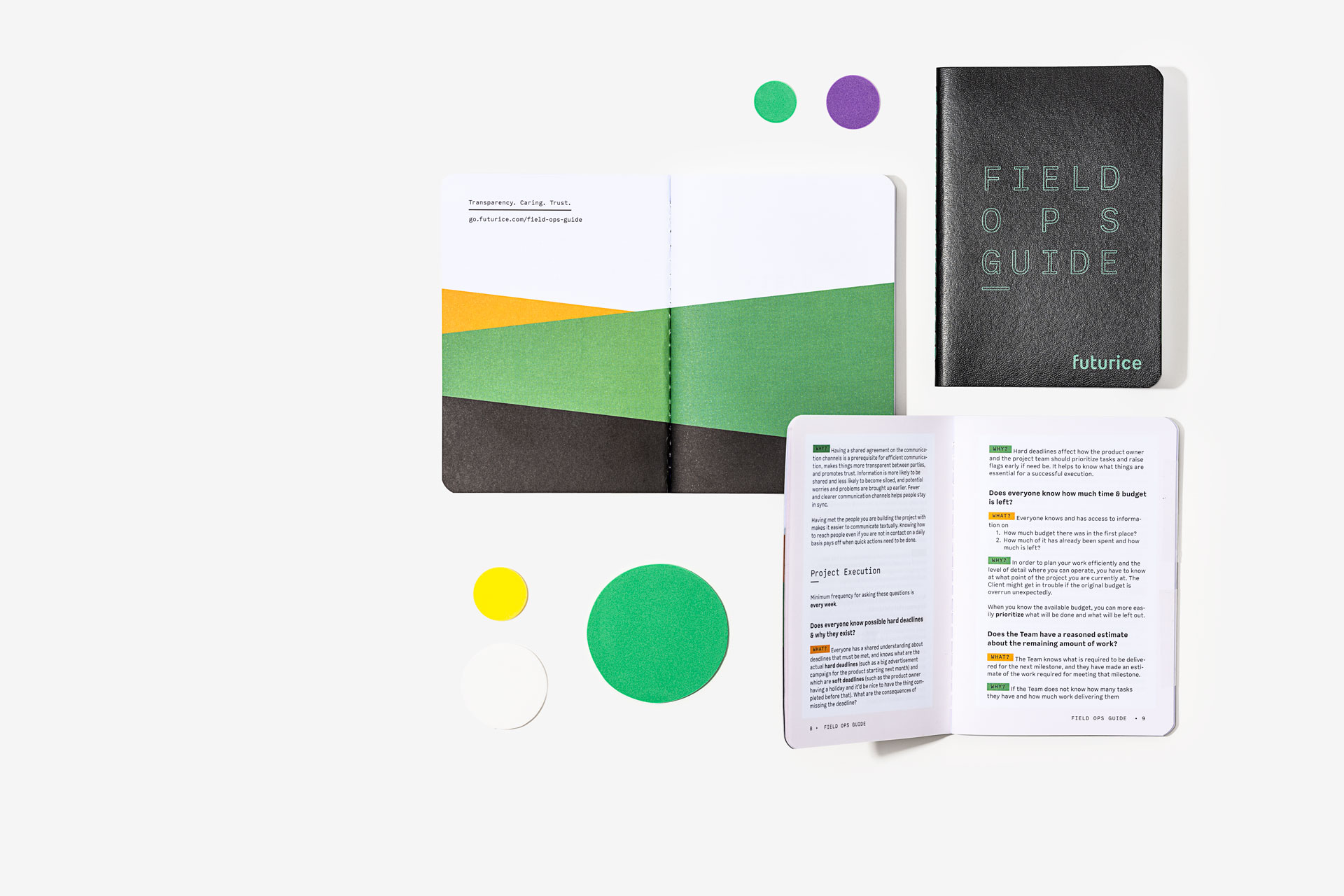 Screen Printed Cahiers for Futurice