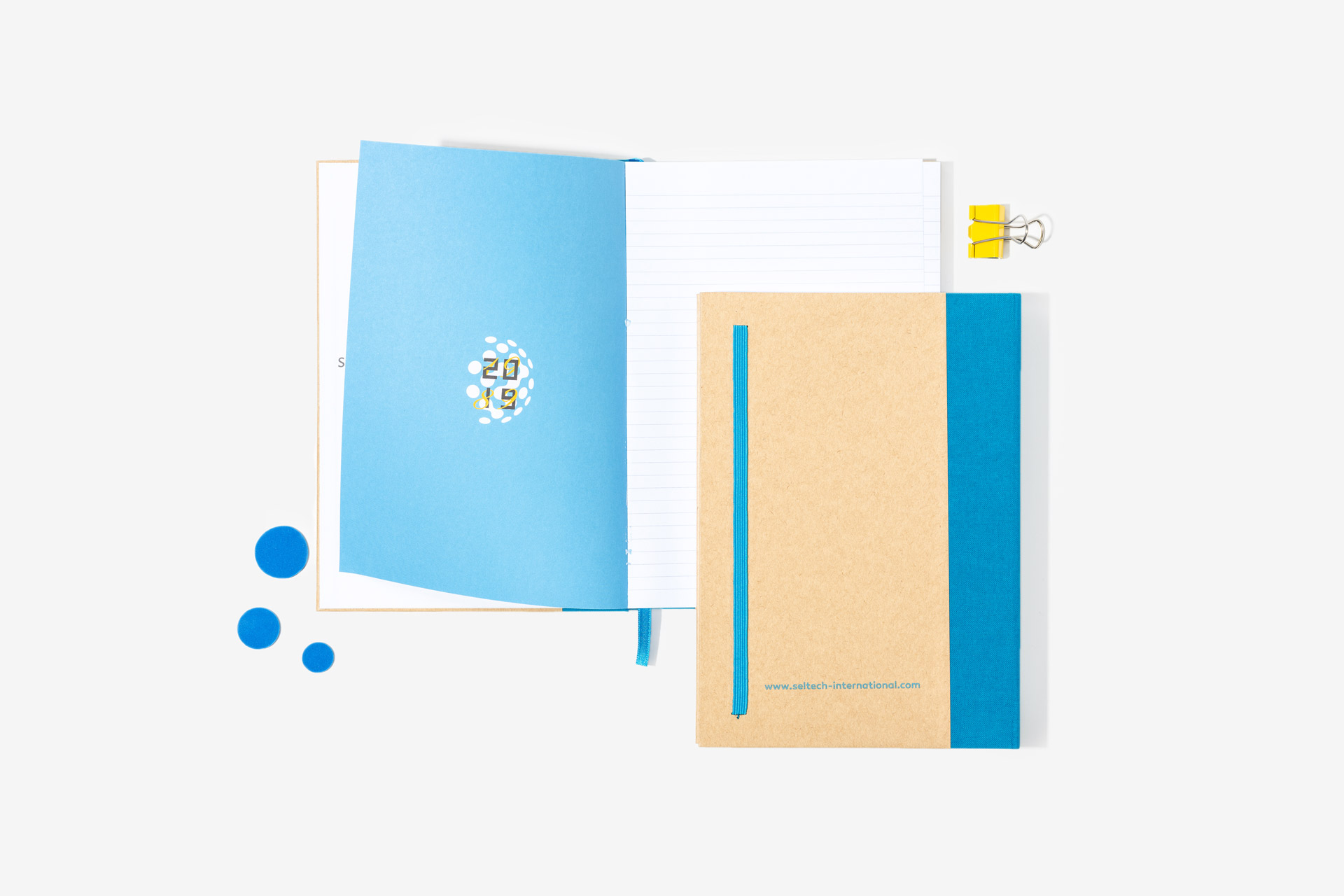 Seltech Kraft Halfbound Notebook