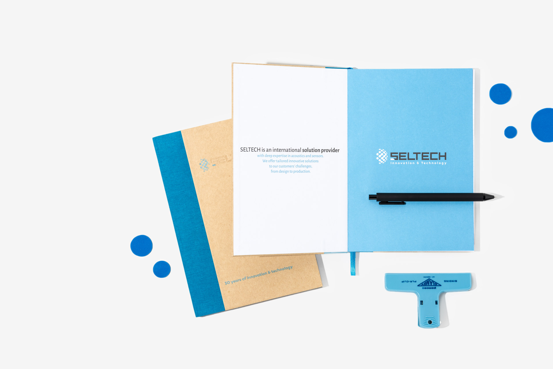 Seltech Kraft Halfbound Notebook