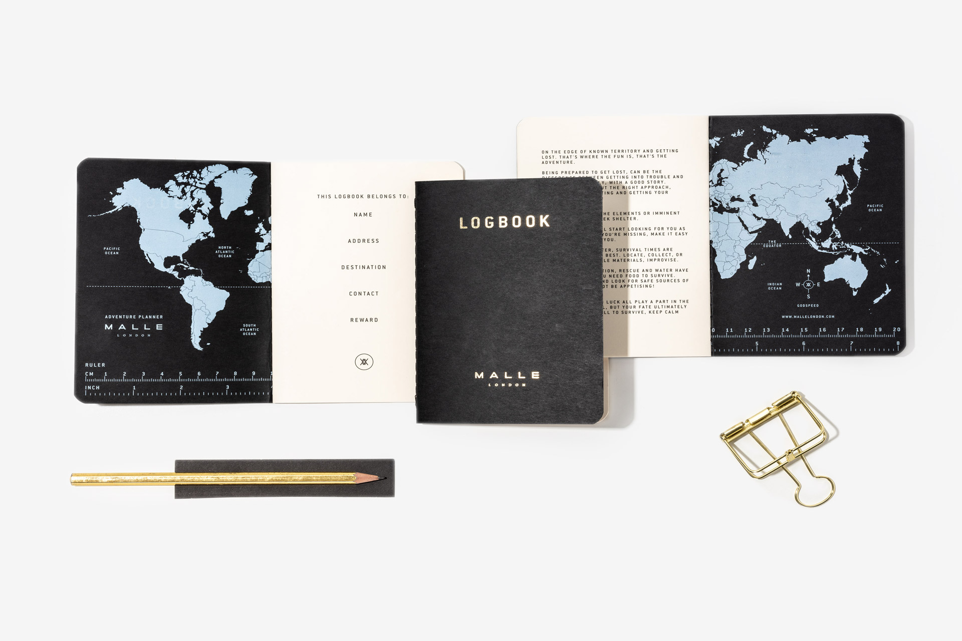 Malle London Foiled Cahiers