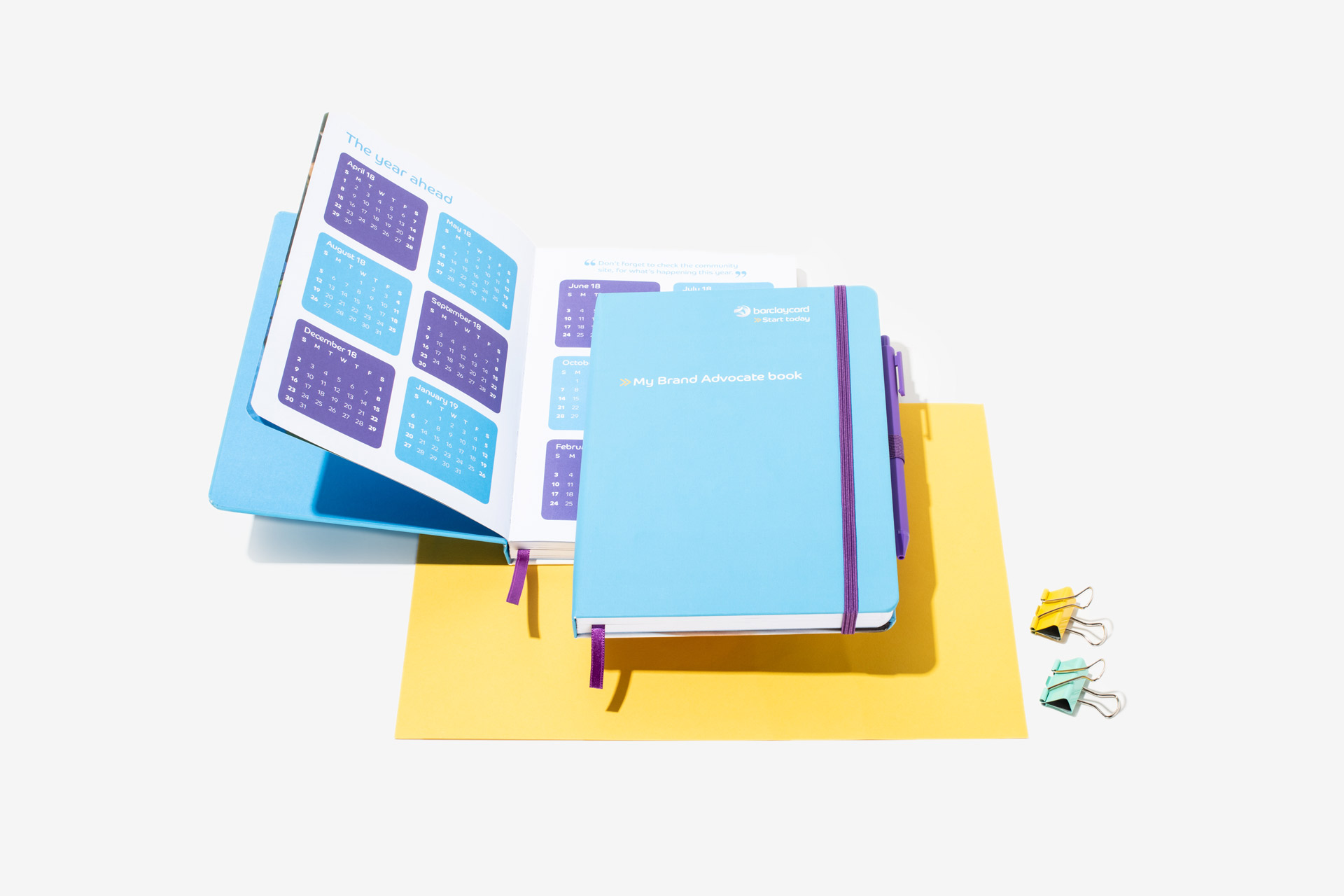 Barclaycard Screen Printed Notebooks