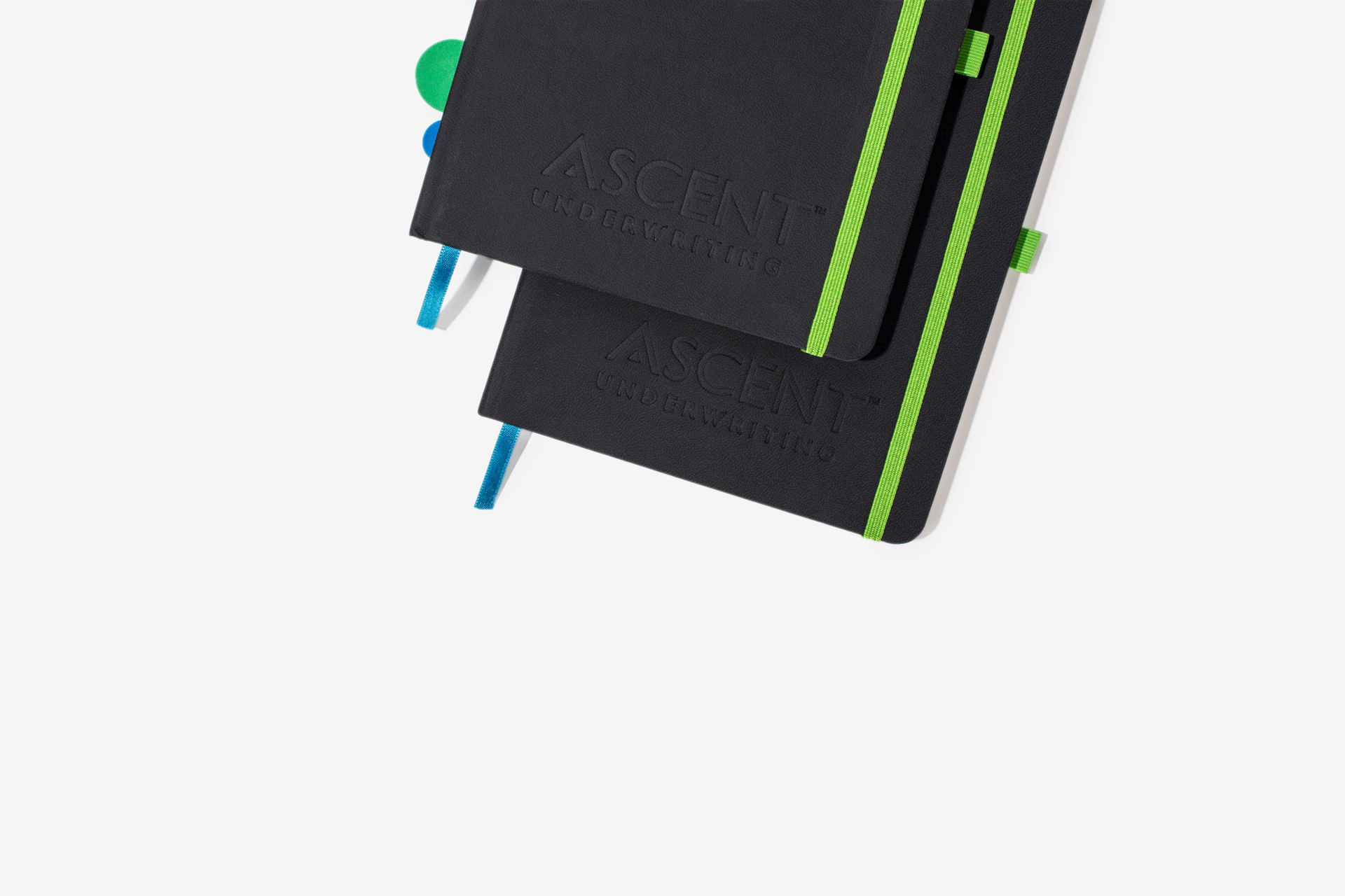 Ascent Underwriting Silk Touch Notebooks