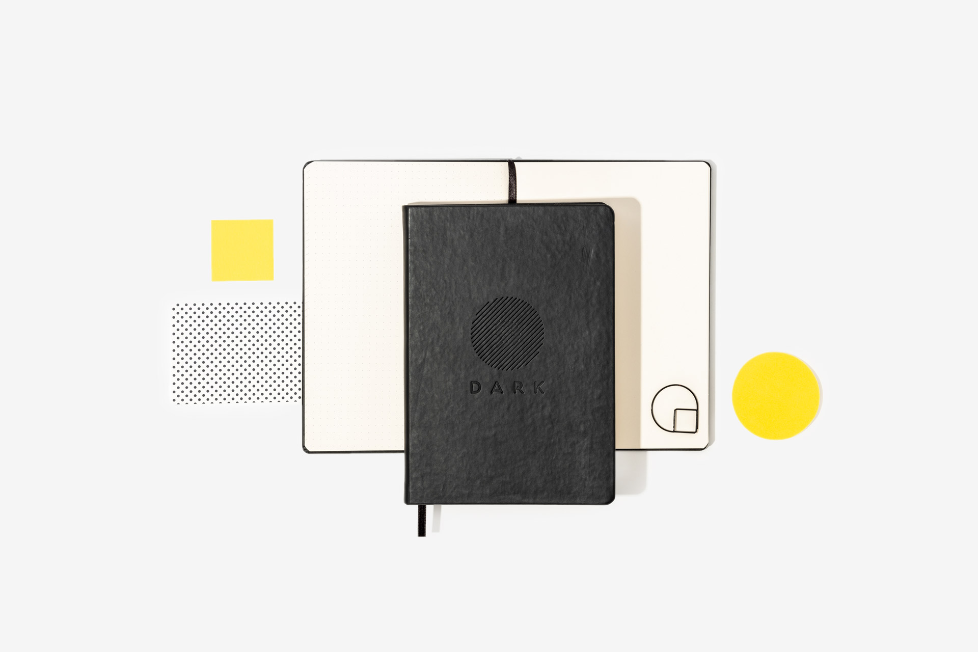 Dark Debossed Notebooks