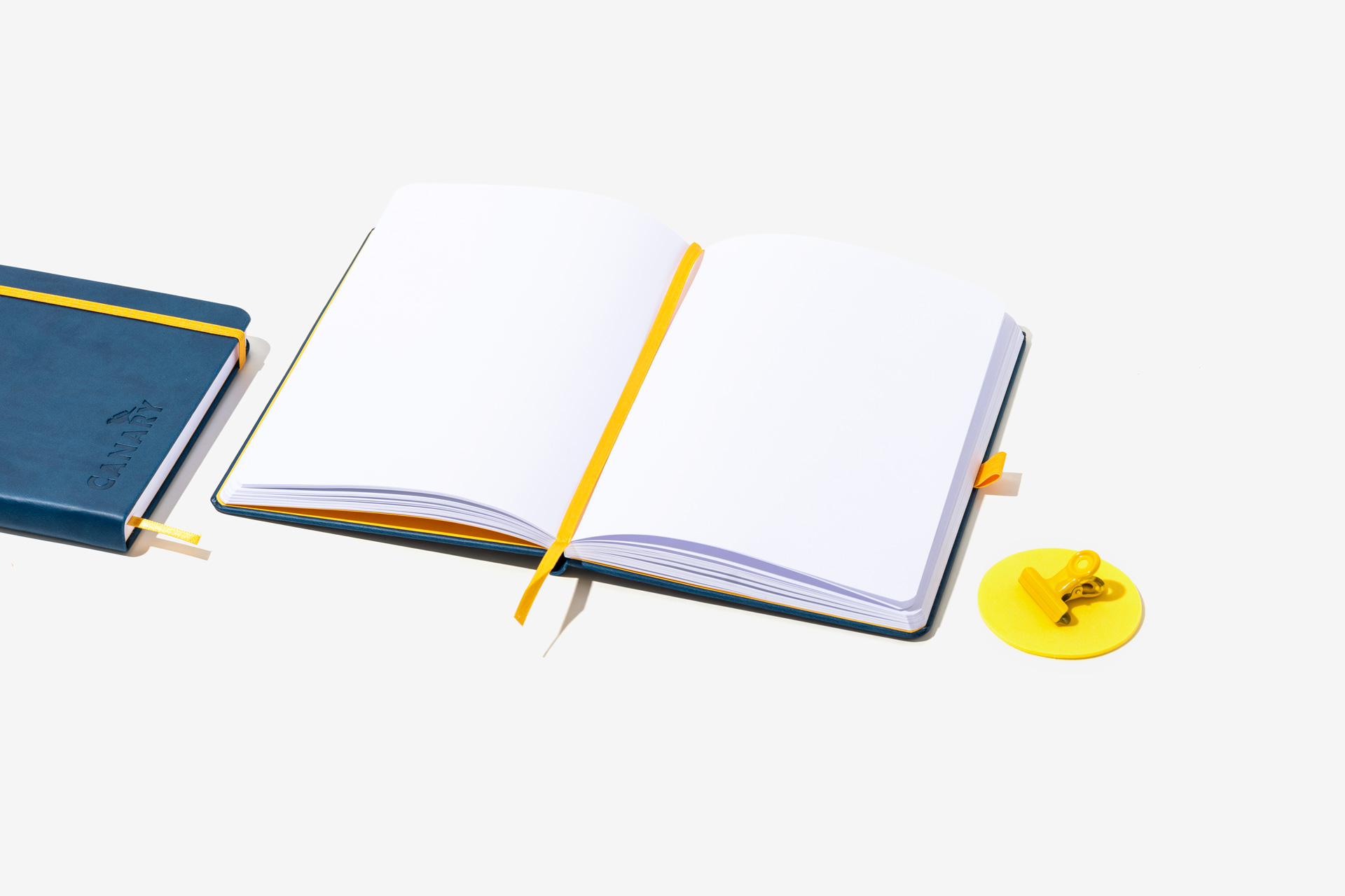 Canary Debossed Notebooks