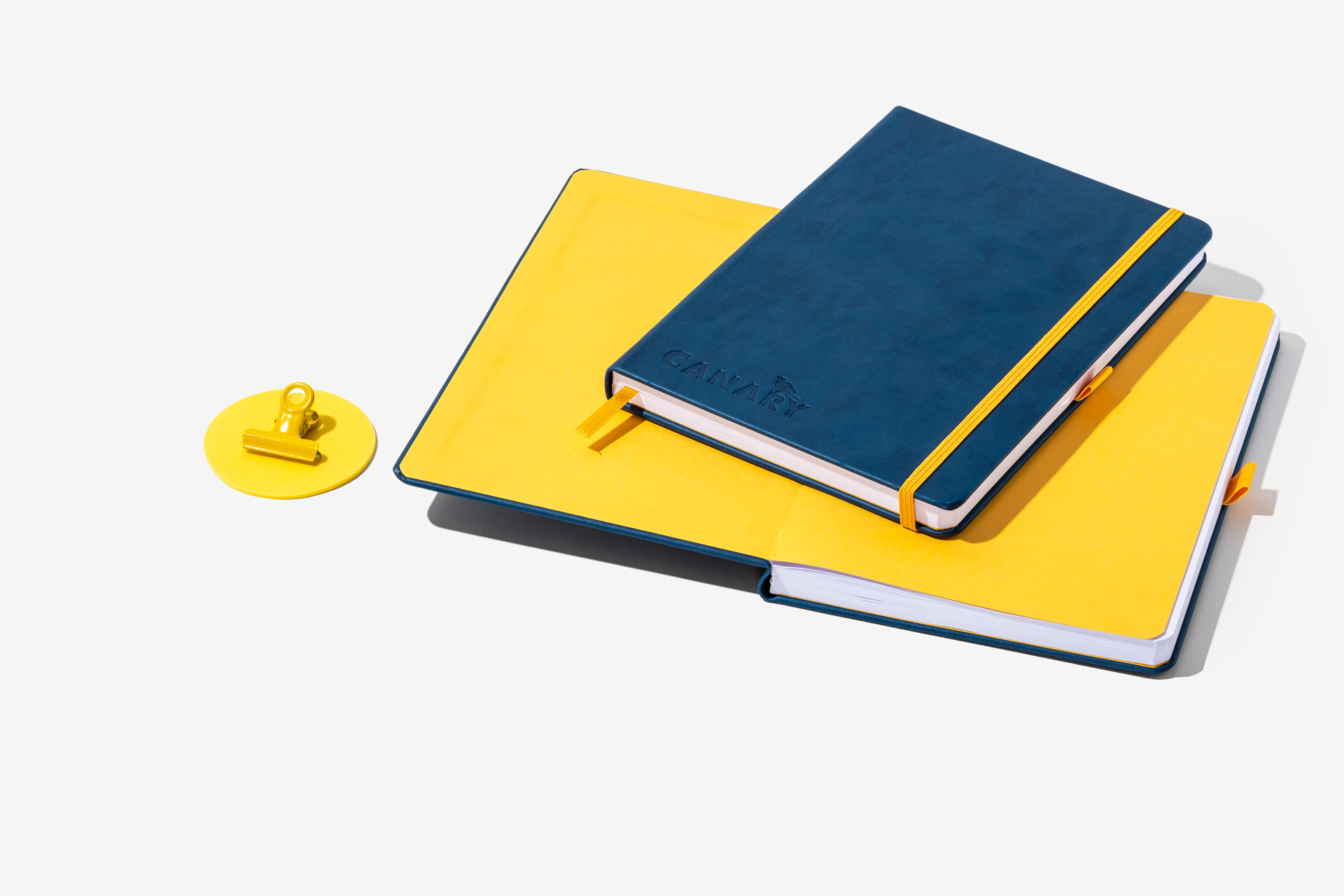 Canary Debossed Notebooks