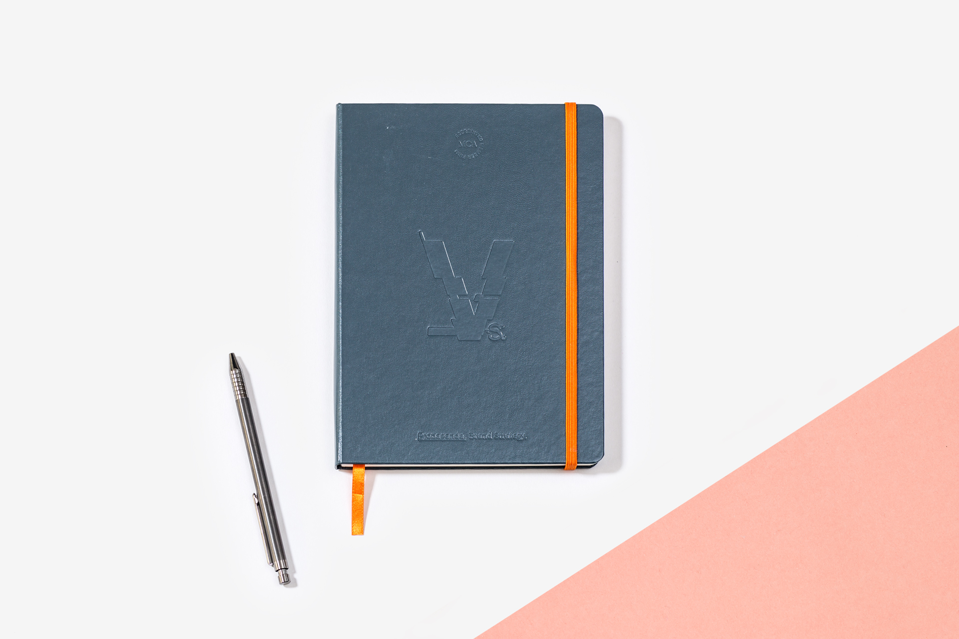 Debossed Brand Strategy Notebooks