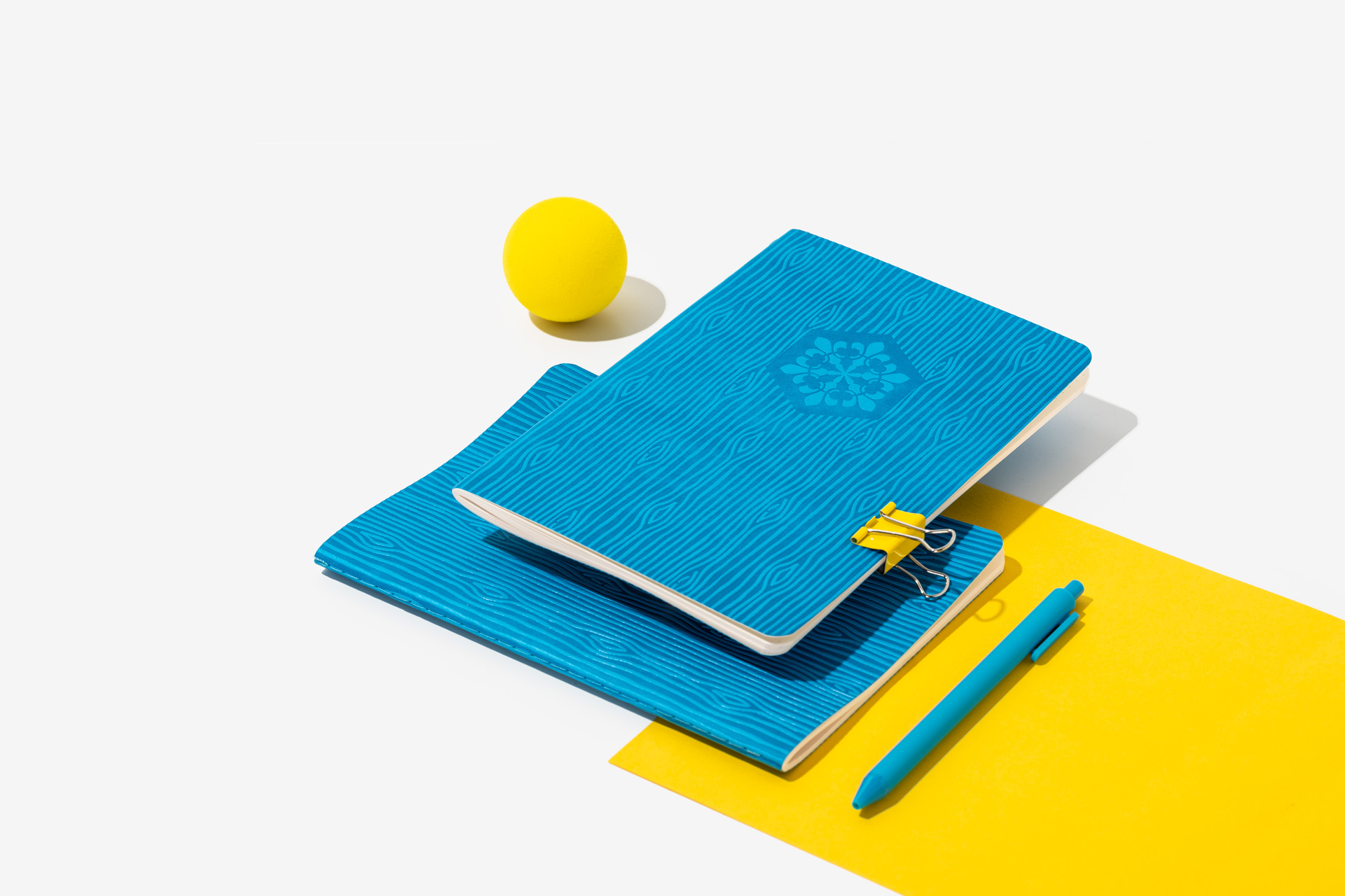 Debossed Textured Cahier