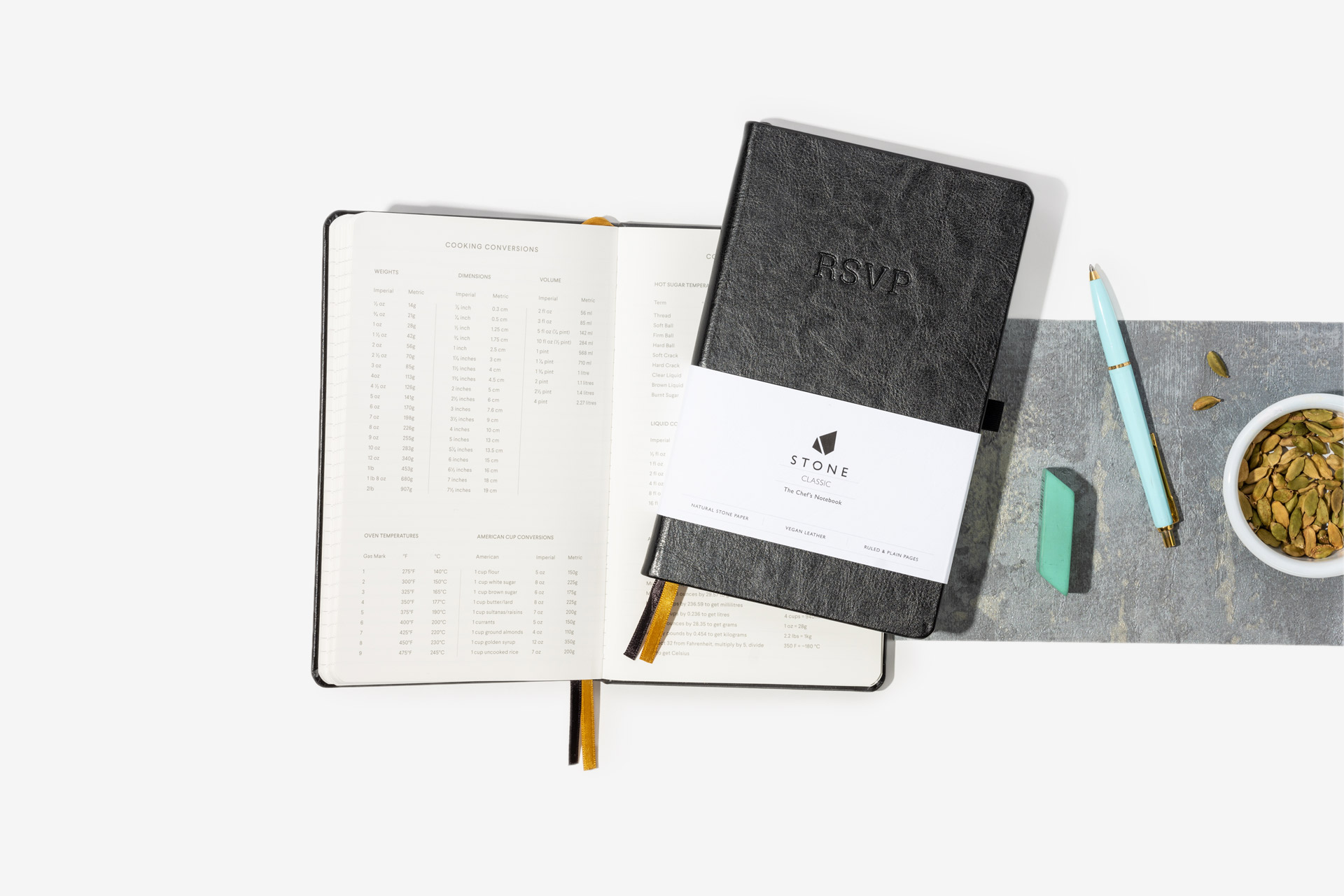 RSVP Stone Notebook
