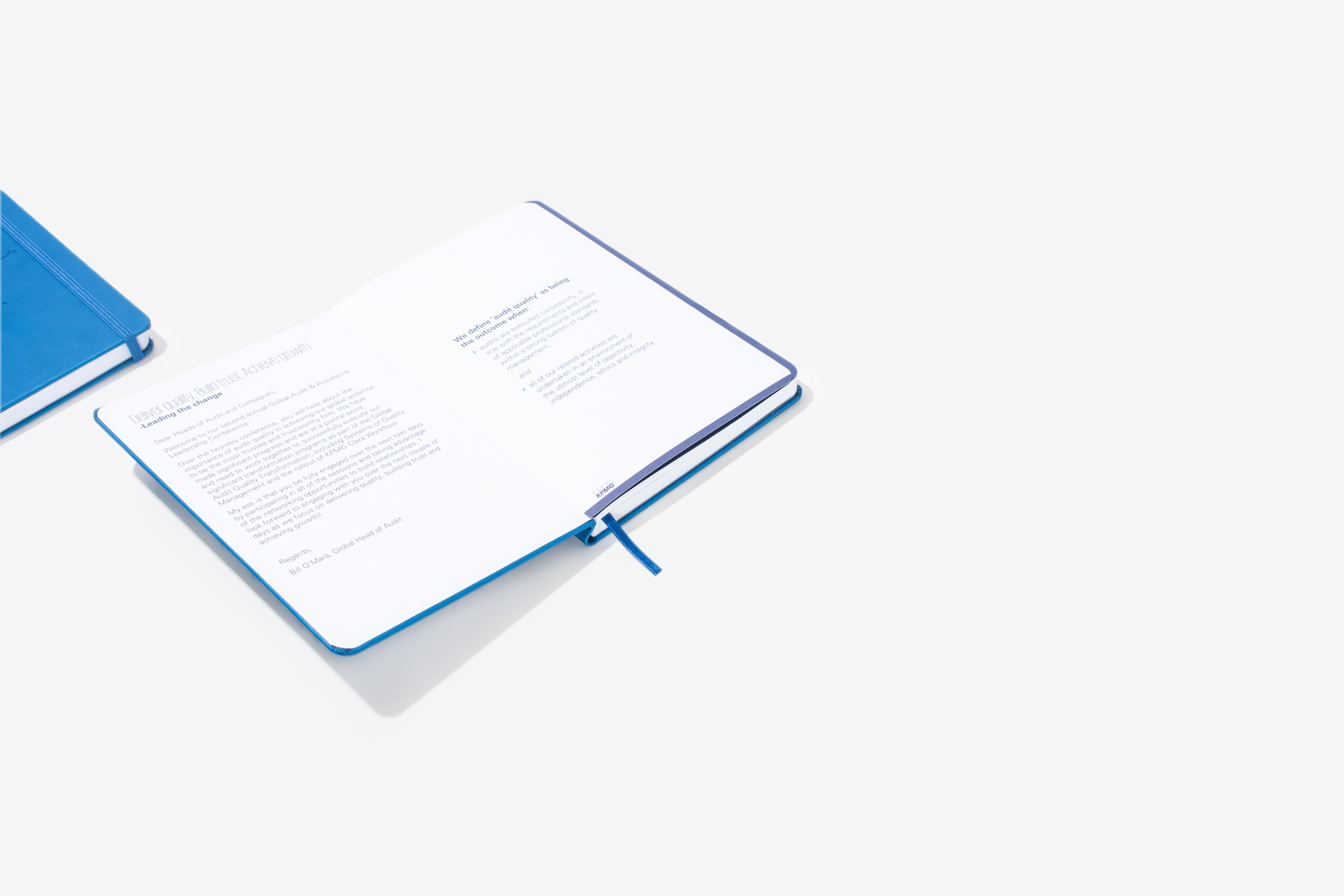 KPMG Custom Printed Notebooks