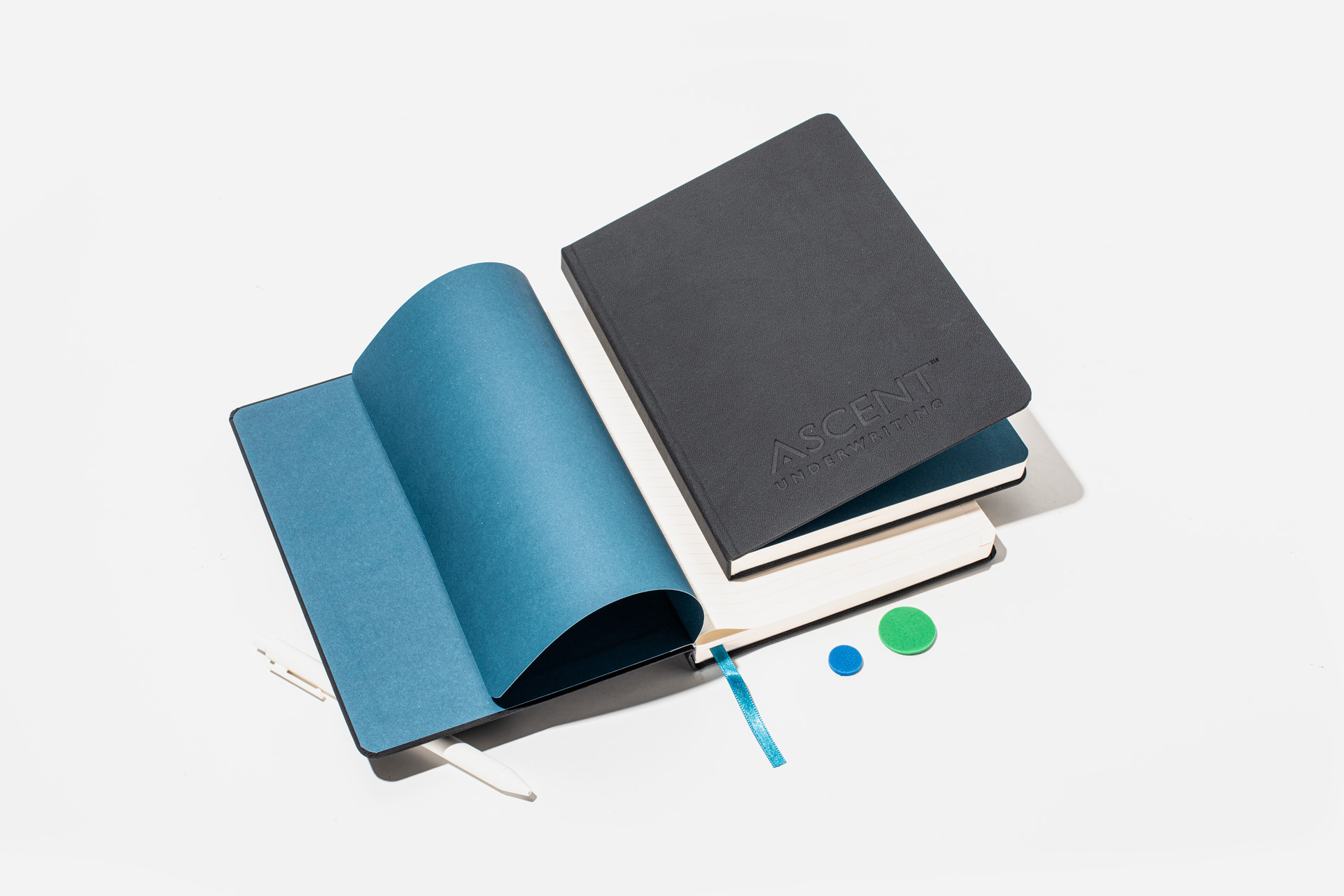 Ascent Underwriting Silk Touch Notebooks