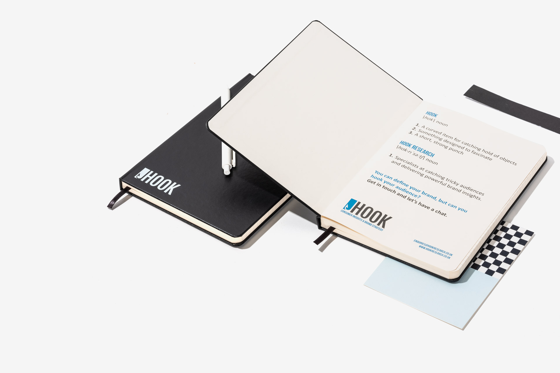 Hook Vegan Leather Notebooks