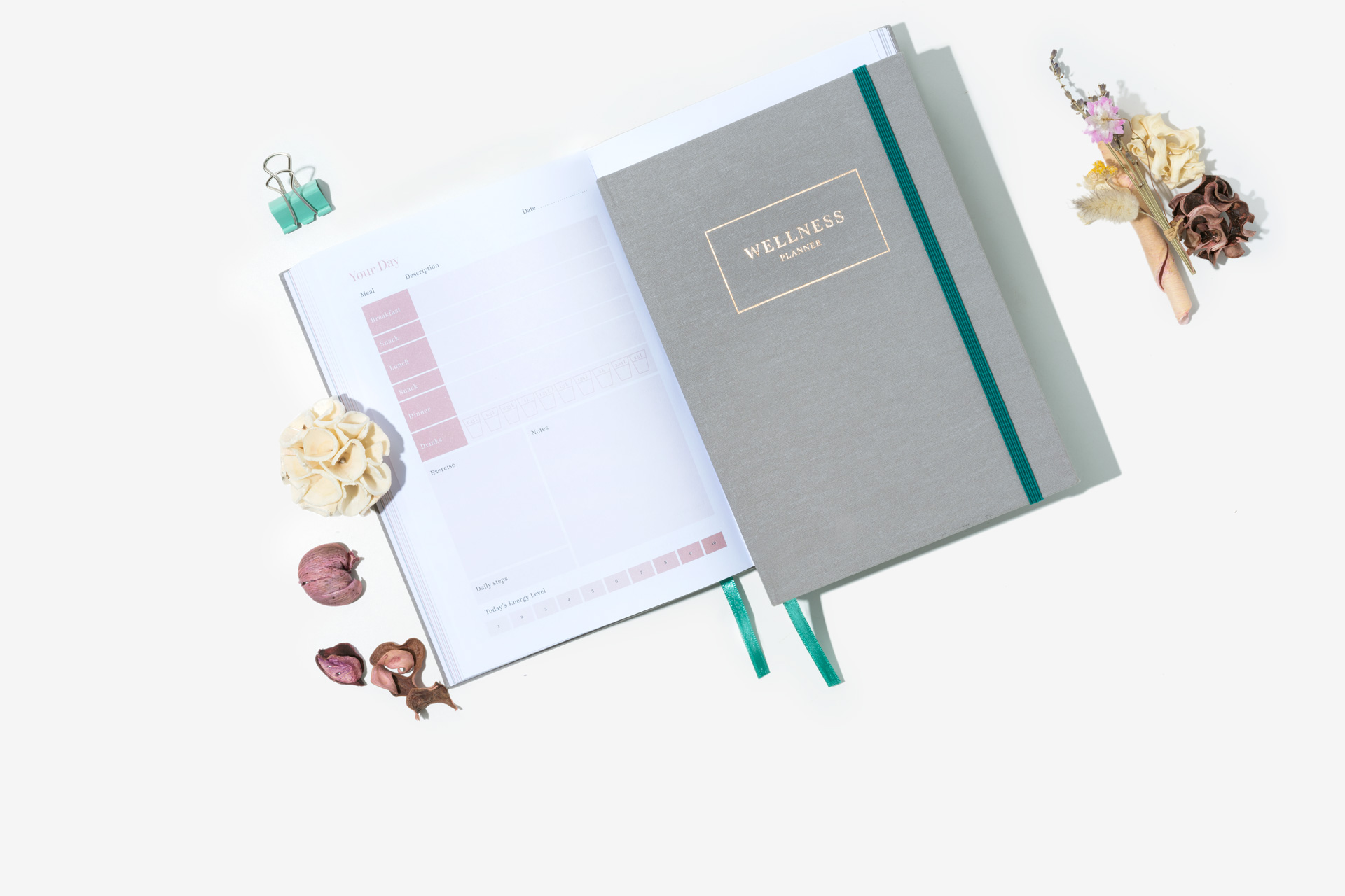 Bespoke Clothbound Wellness Planner