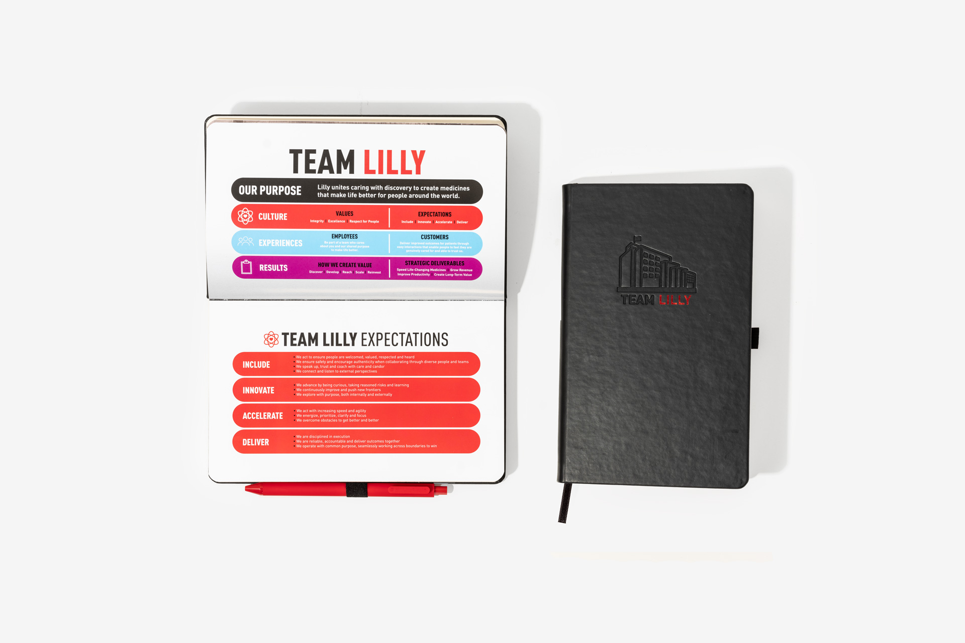 Team Lilly Debossed Notebooks