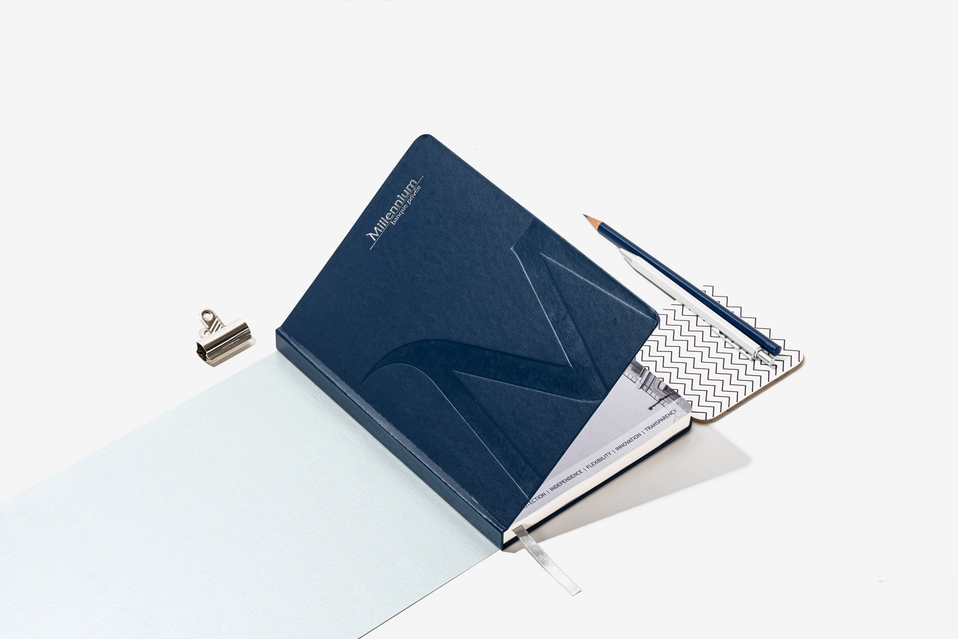 Millenium Debossed Notebooks