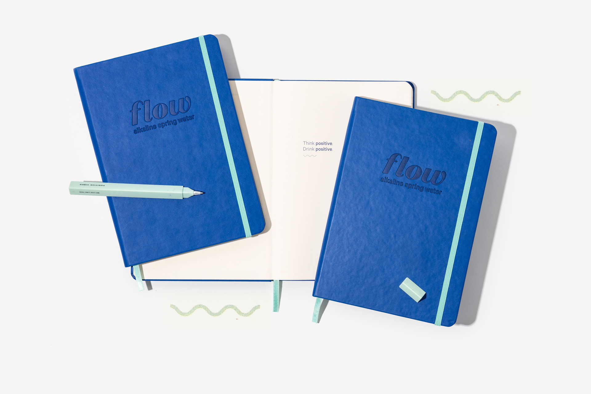 Flow Debossed Notebooks