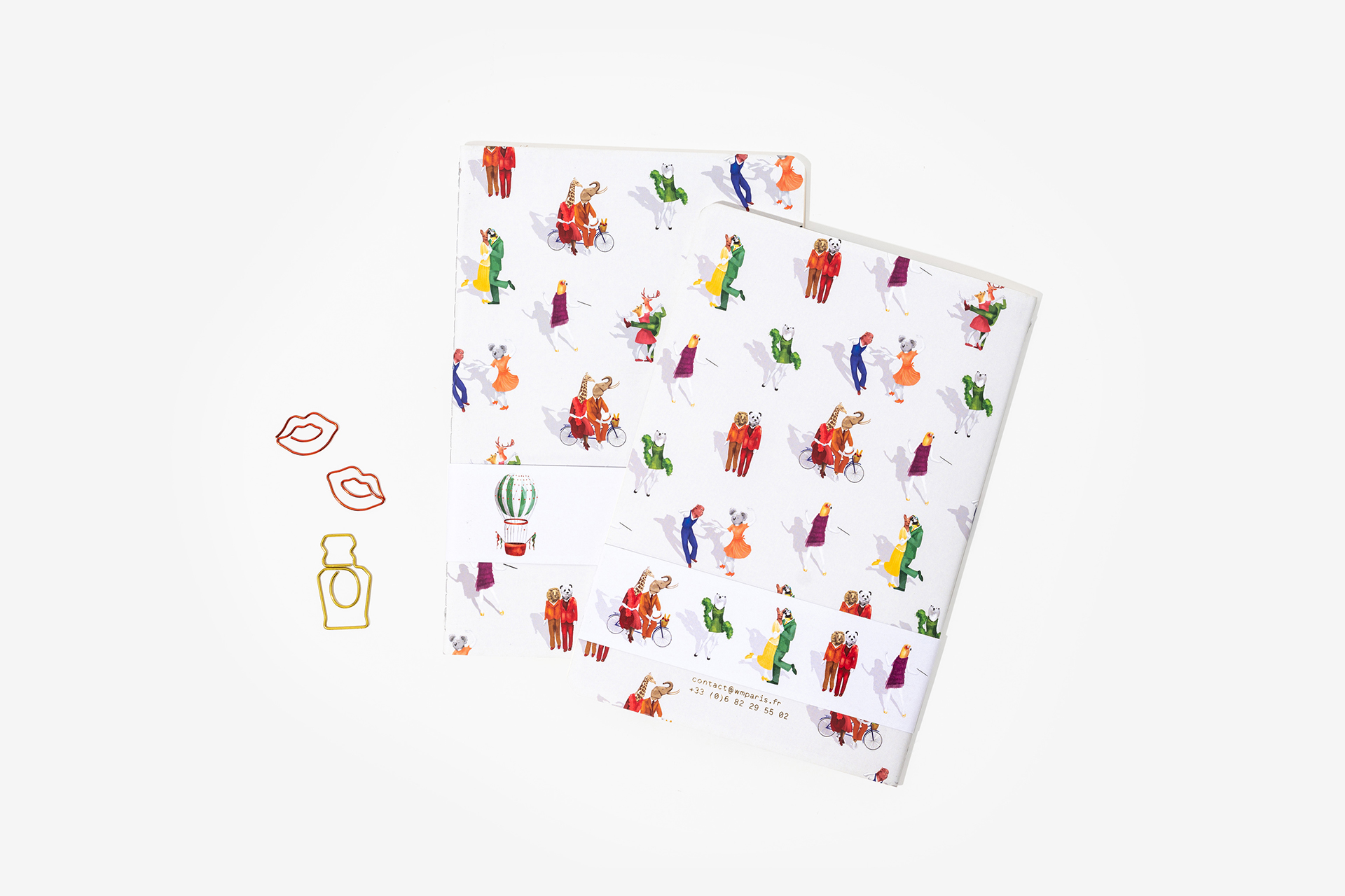 WM Paris Printed Foiled Cahiers