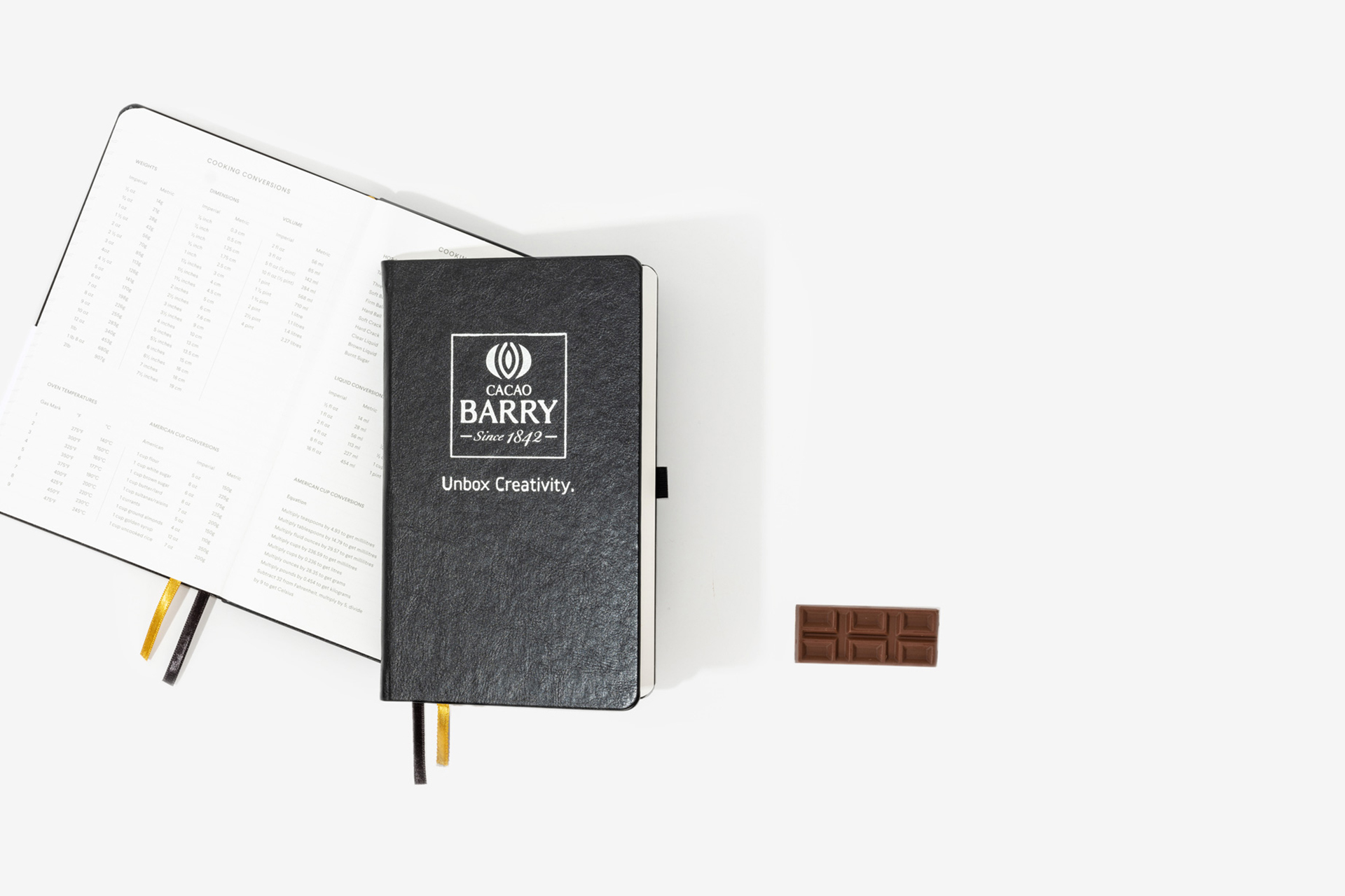 Cacao Barry Branded Stone Notebooks