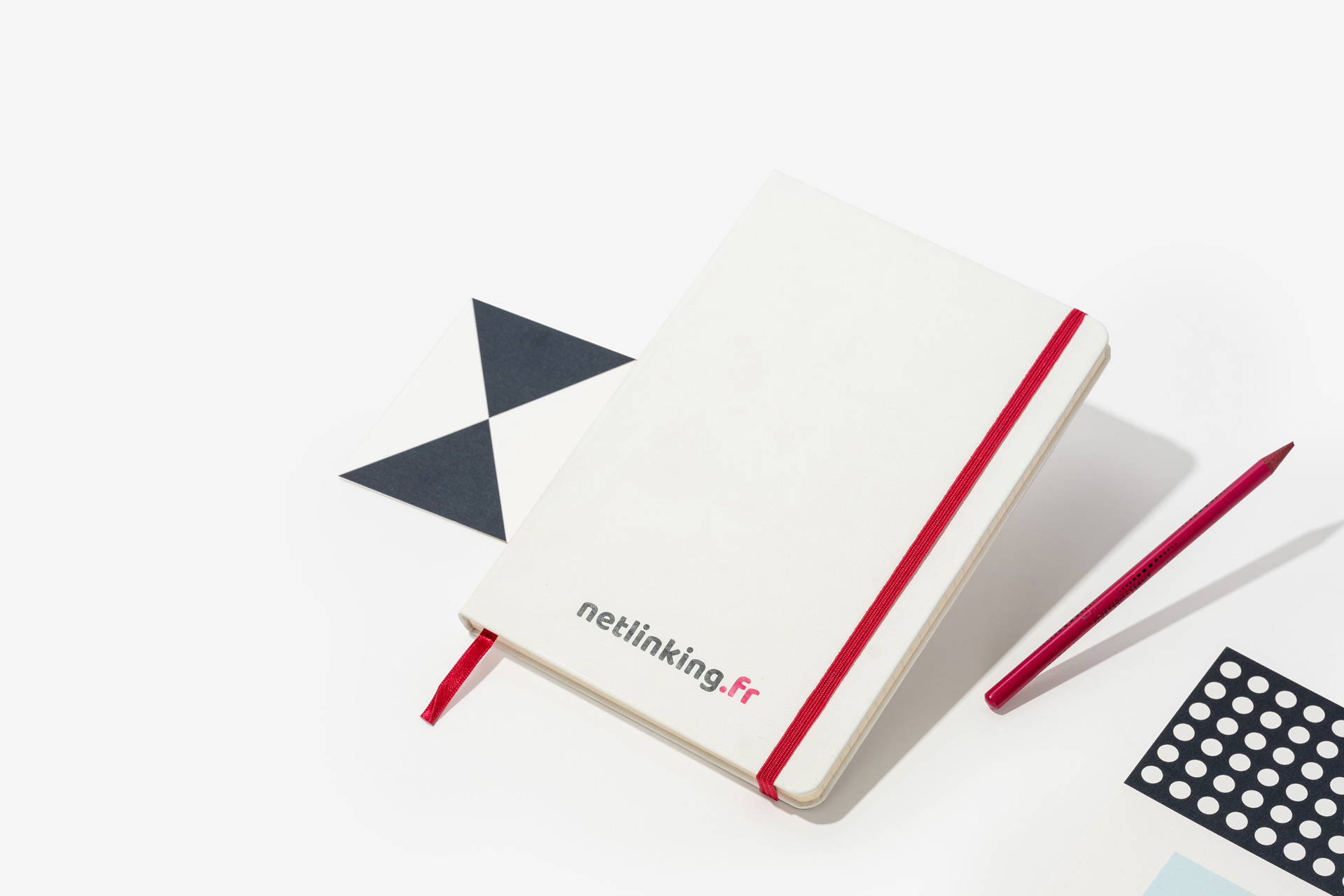 Netlinking.fr Screen Printed Notebook