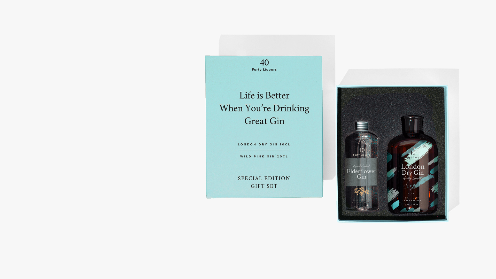 Forty Liquors Gin Set