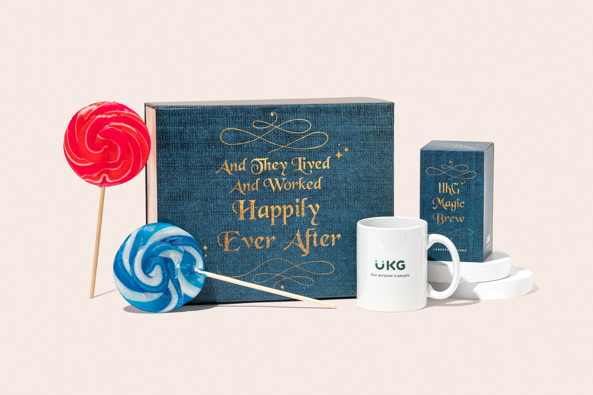 UKG Gift Box With Printed Foil Design