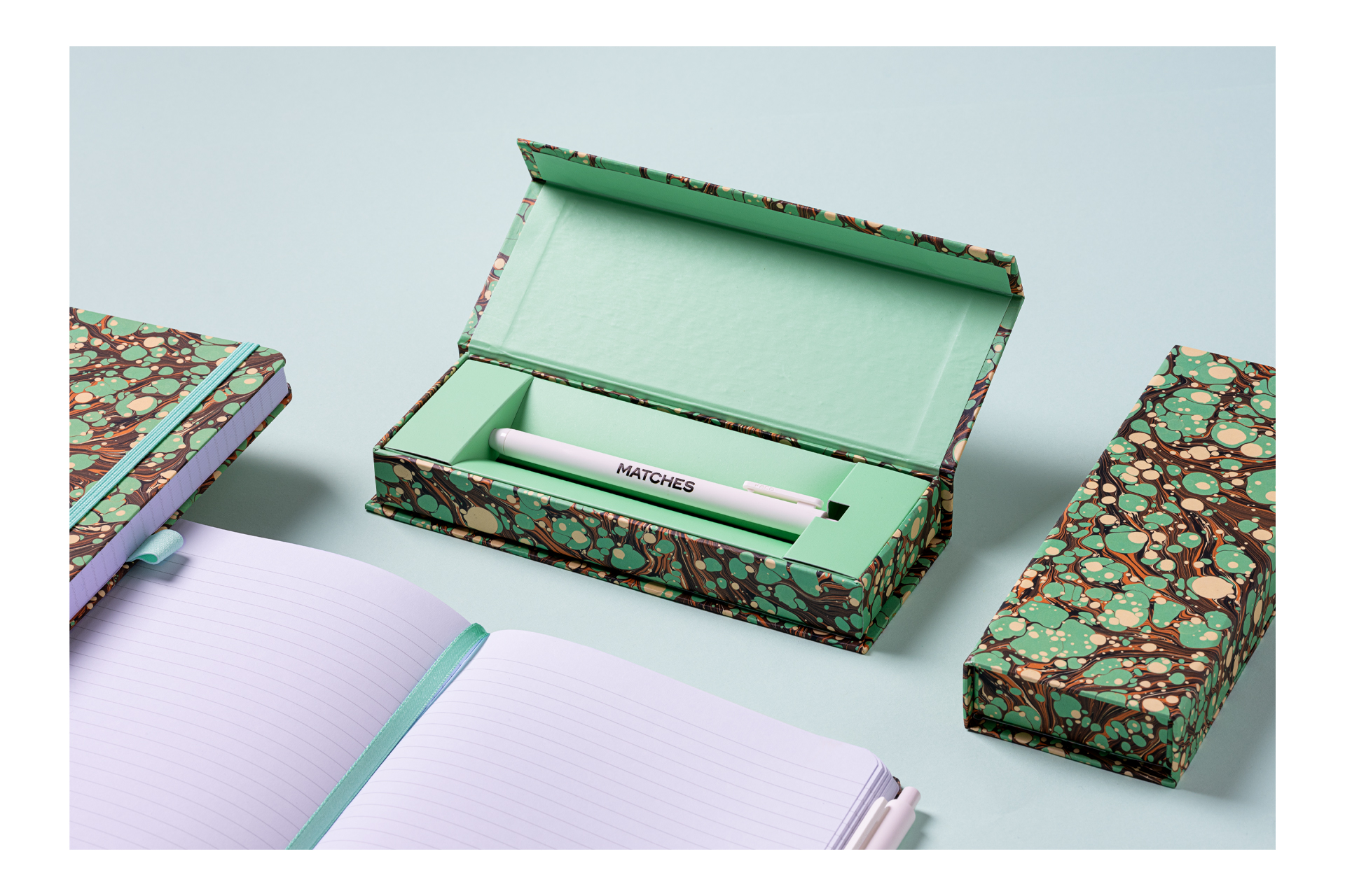 Matches Fashion Pen, Box & Notebook