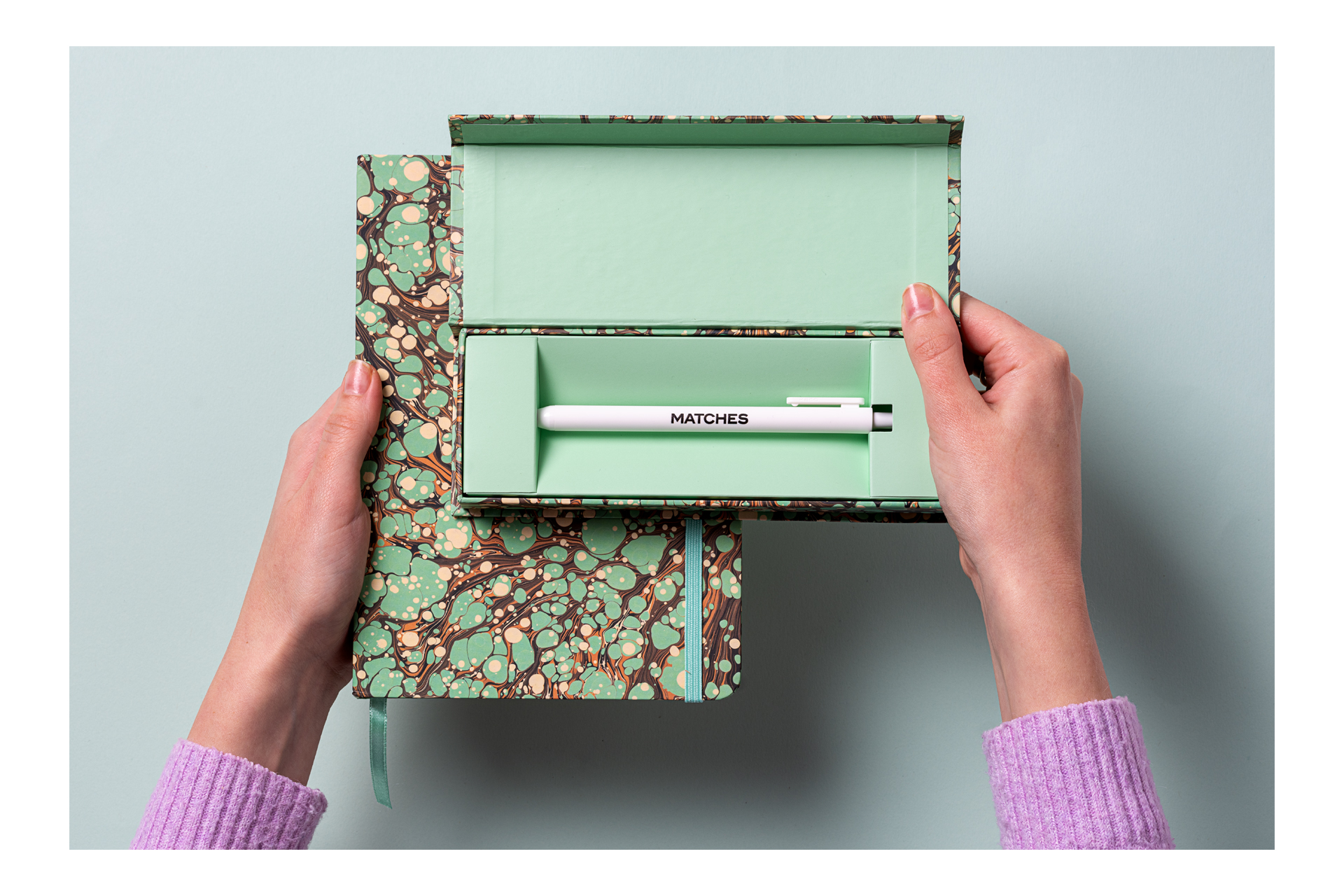 Matches Fashion Pen, Box & Notebook