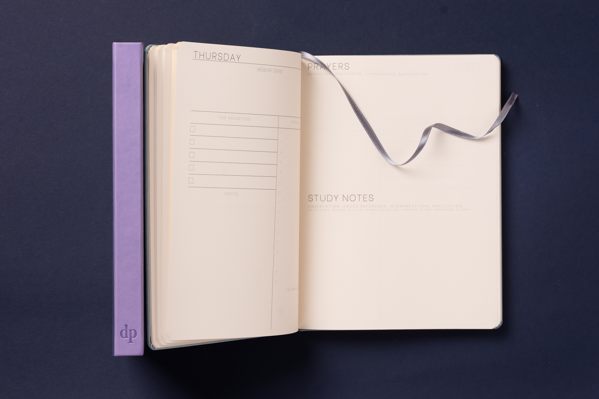 Faux Leather Discipleship Planner
