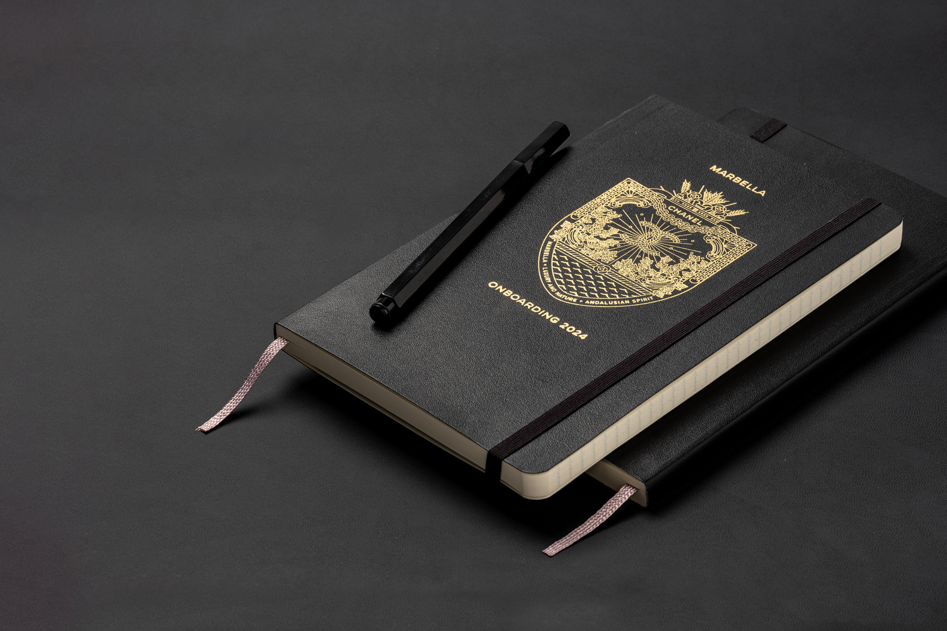 Chanel Gold Foiled Moleskine