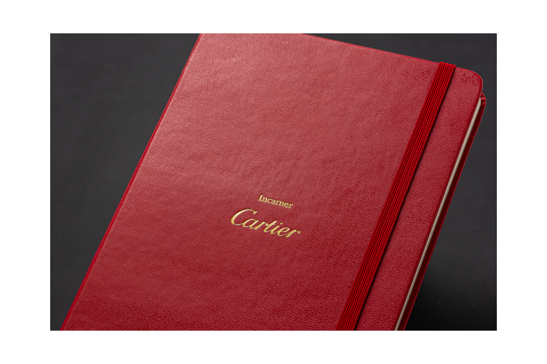 Cartier Gold Foiled Logo Moleskine
